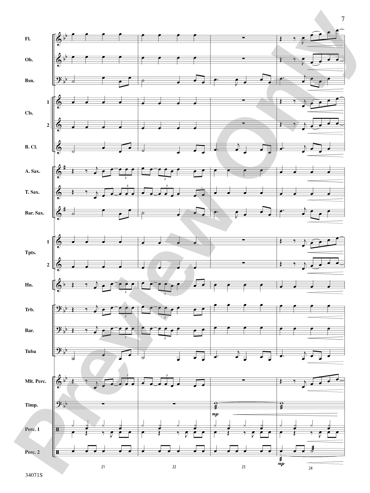 Haven't Met You Yet: Concert Band Conductor Score & Parts