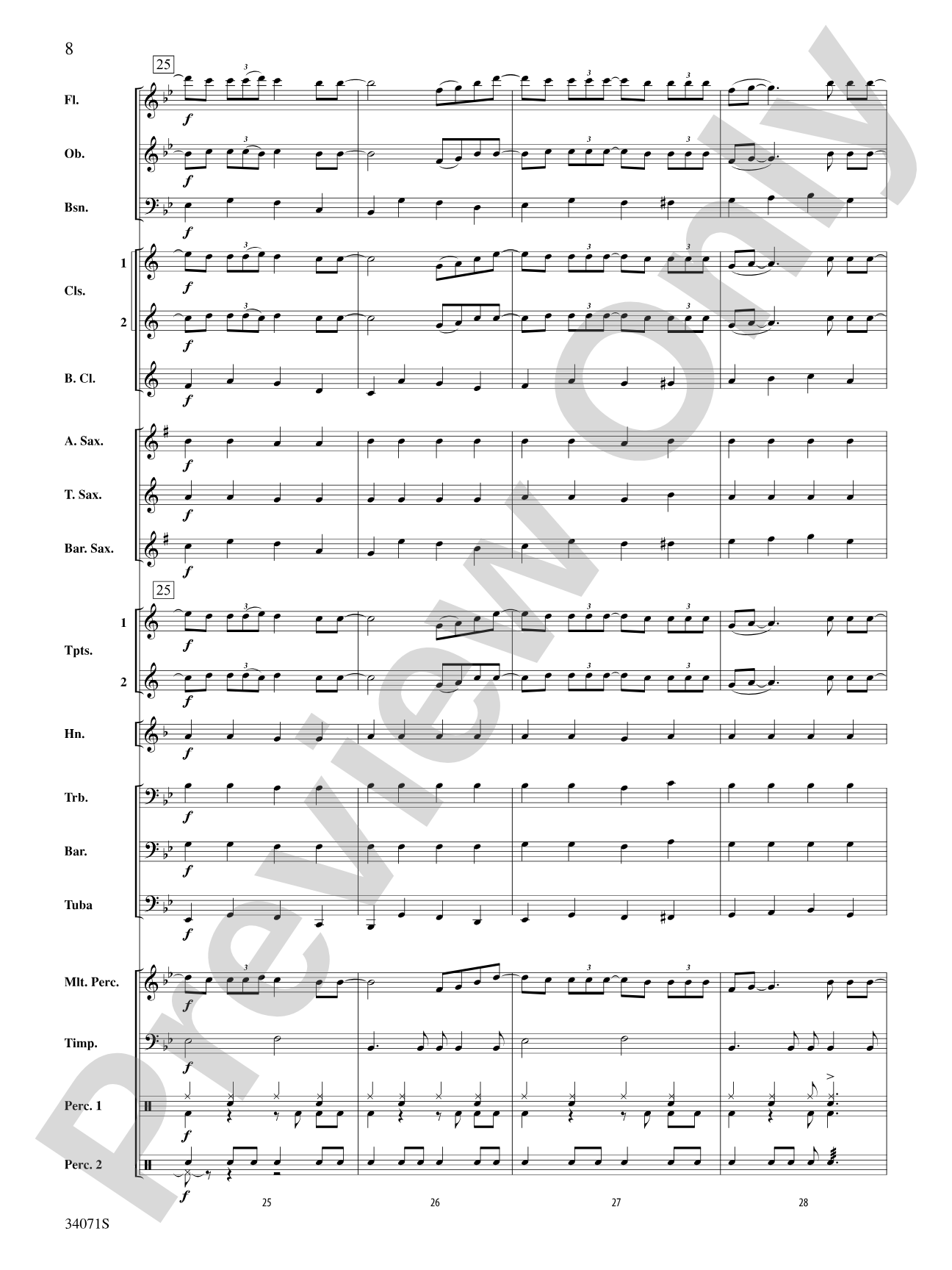 Haven't Met You Yet: Concert Band Conductor Score & Parts