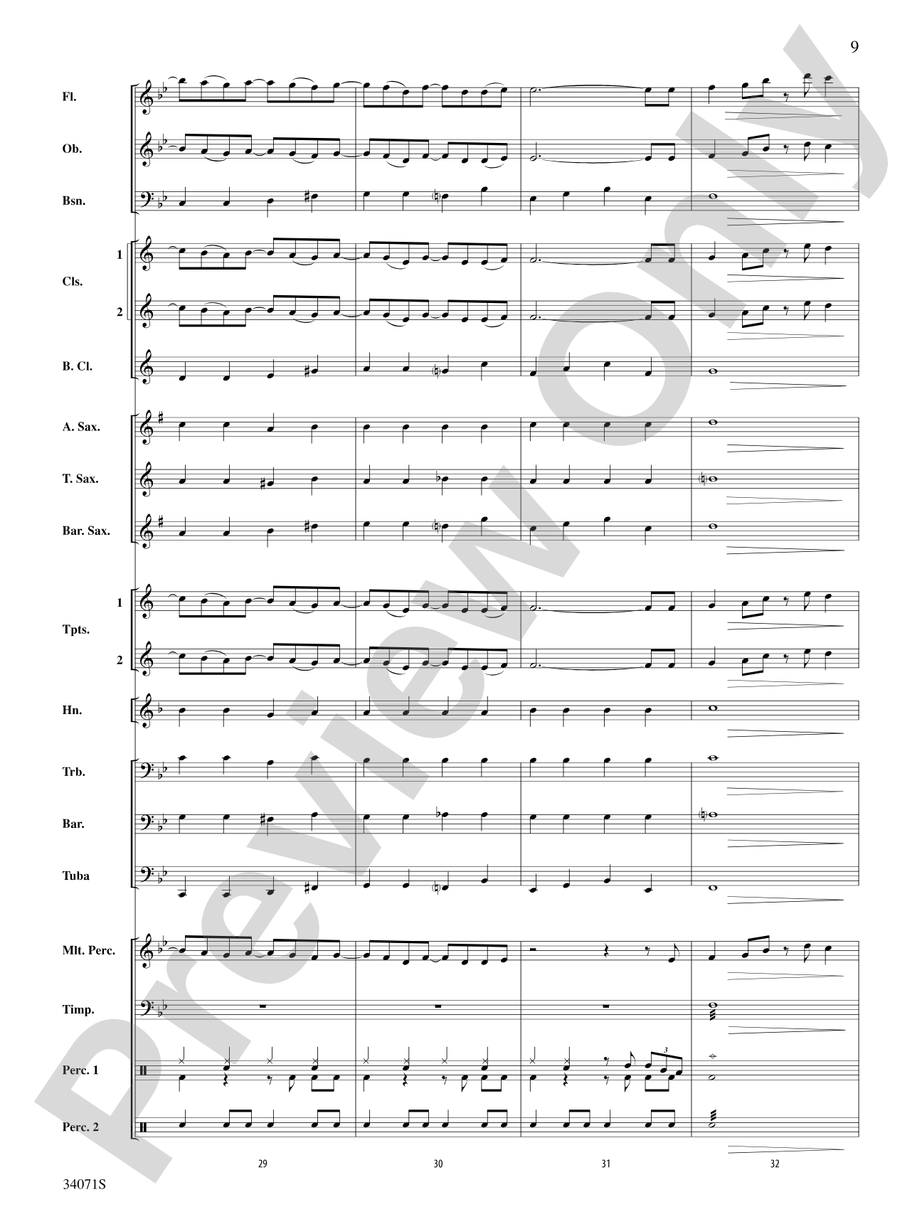 Haven't Met You Yet: Concert Band Conductor Score & Parts