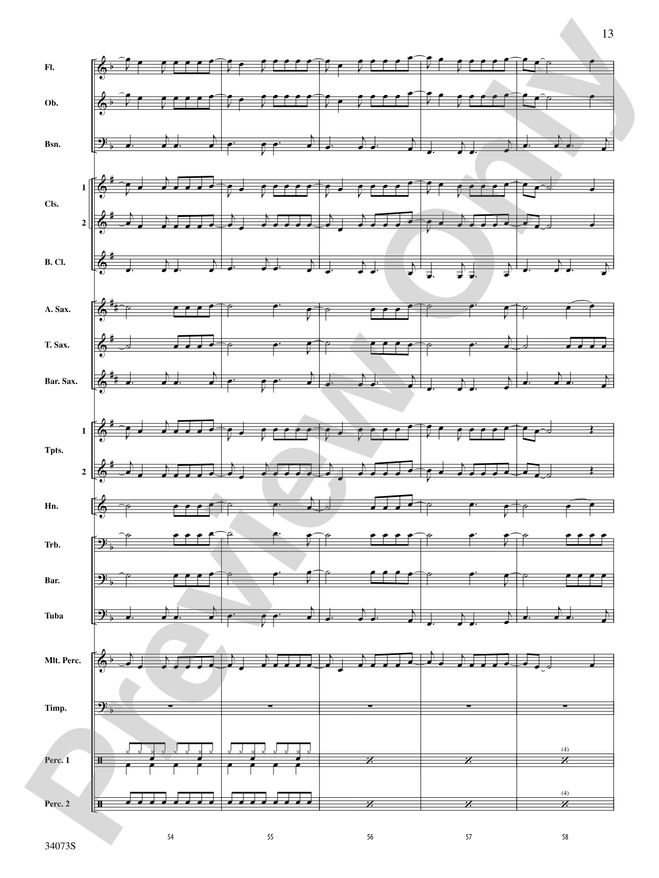 Love Drunk: Concert Band Conductor Score & Parts