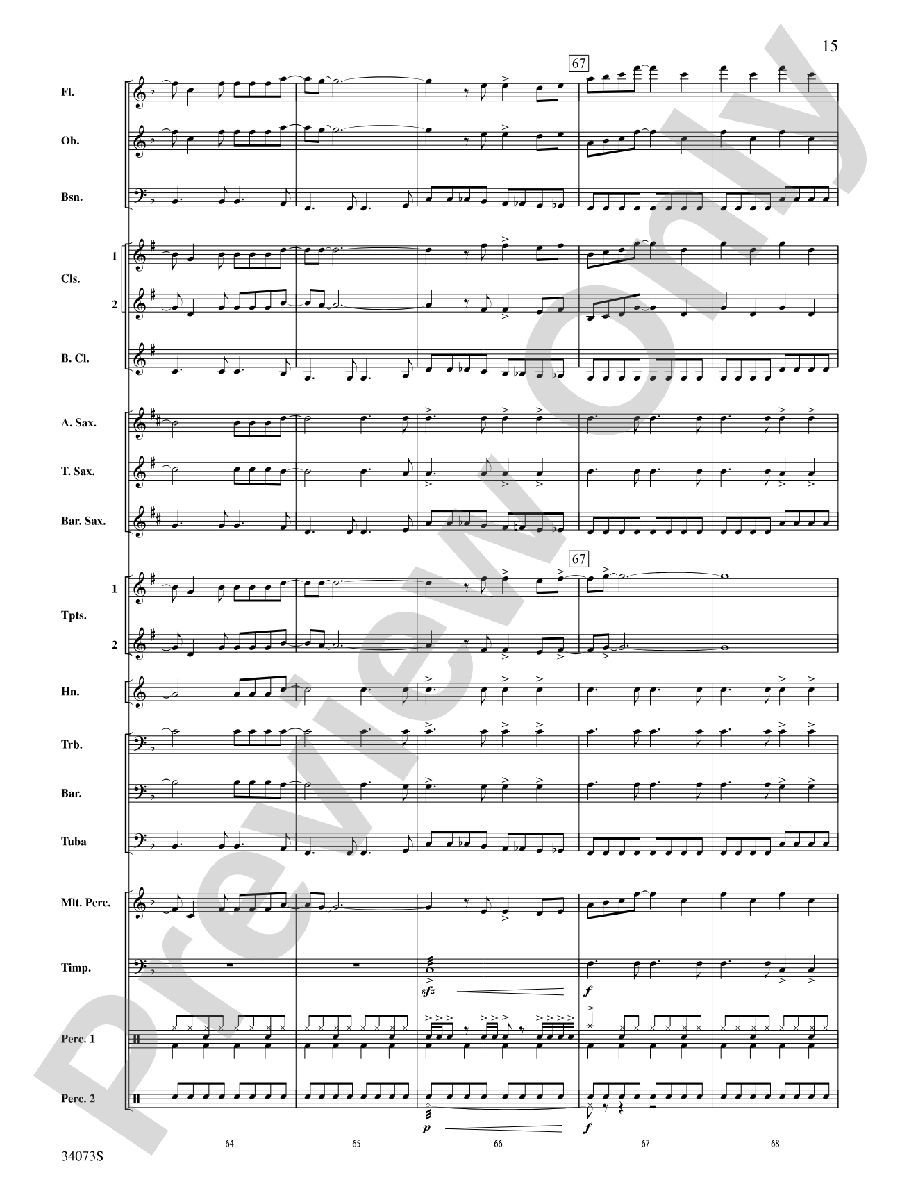 Love Drunk: Concert Band Conductor Score & Parts