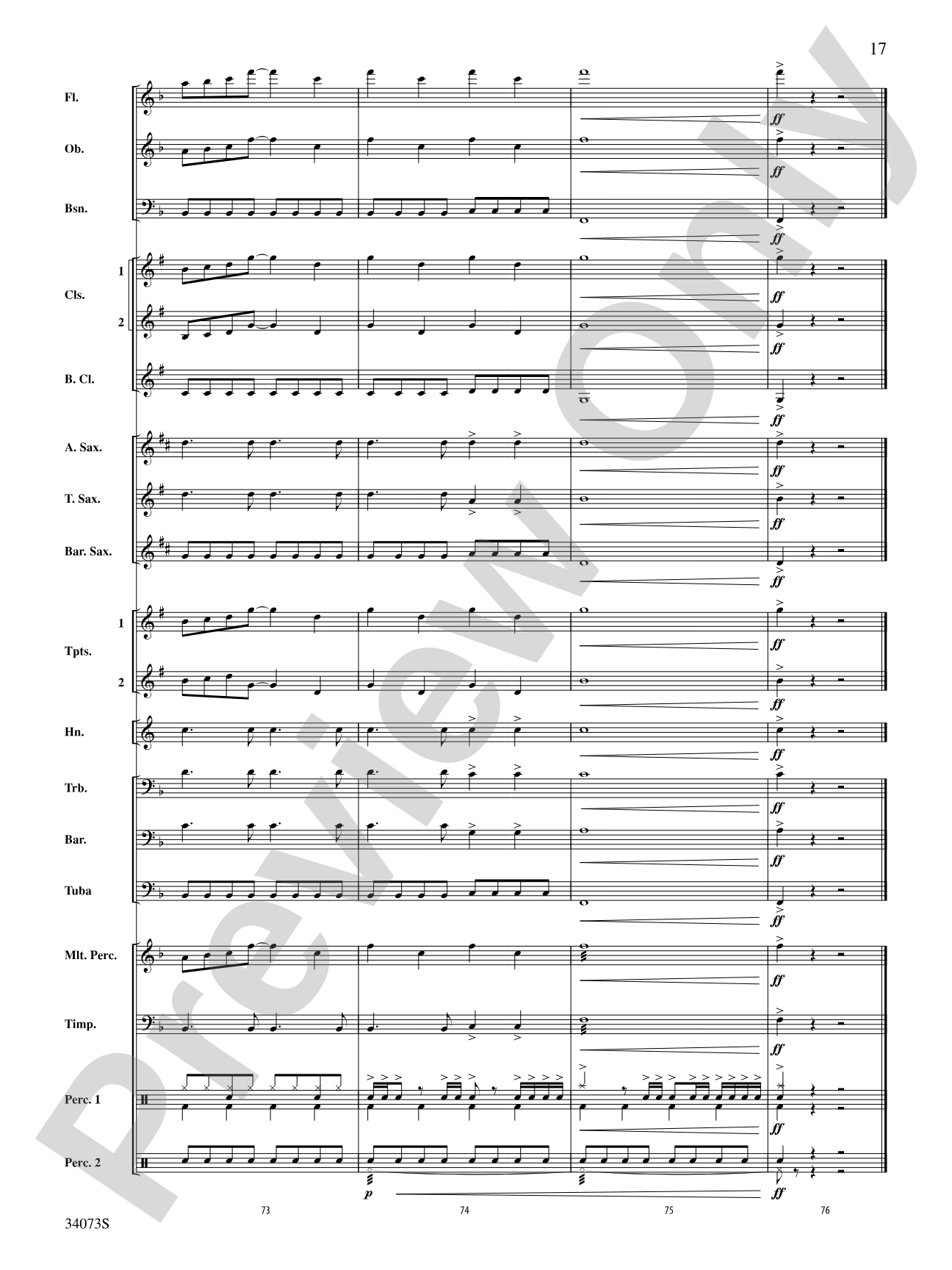 Love Drunk: Concert Band Conductor Score & Parts