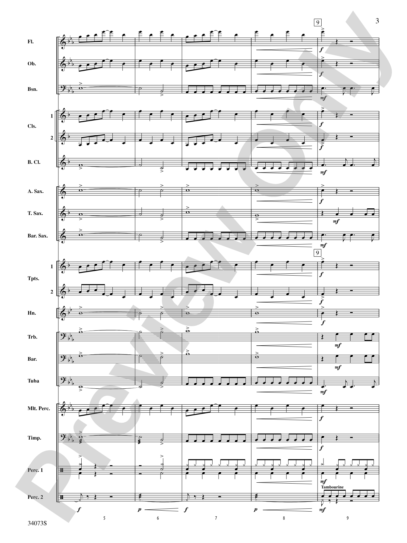 Love Drunk: Concert Band Conductor Score & Parts