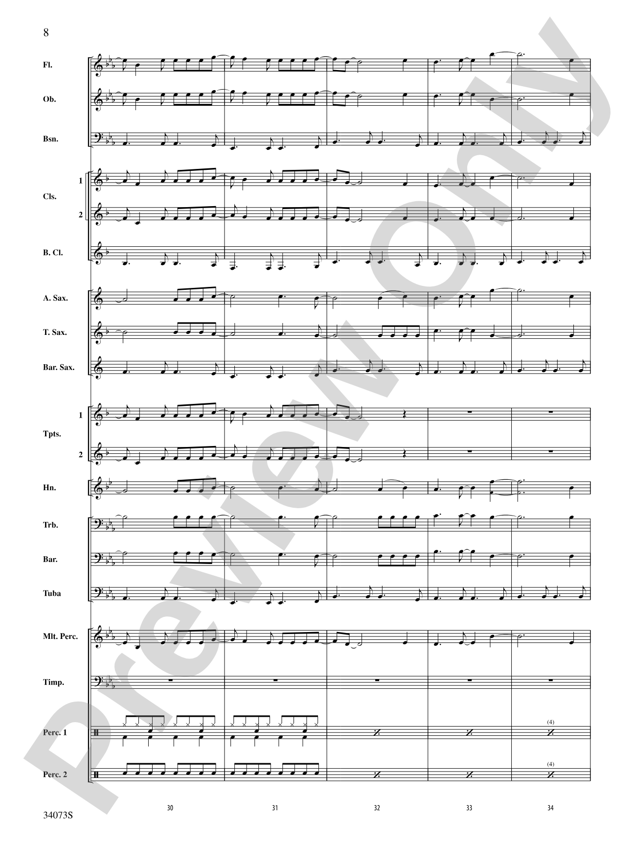 Love Drunk: Concert Band Conductor Score & Parts