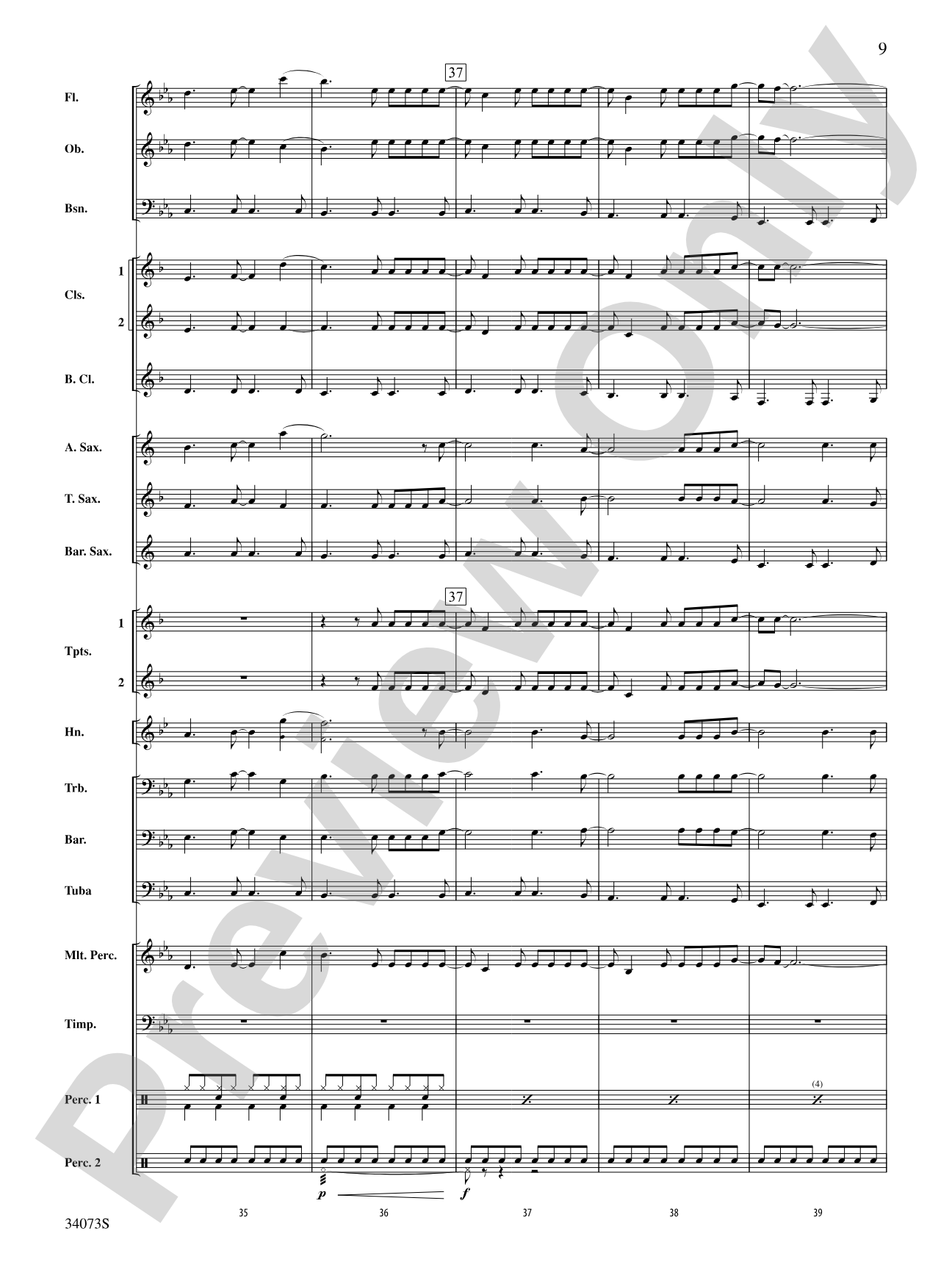 Love Drunk: Concert Band Conductor Score & Parts