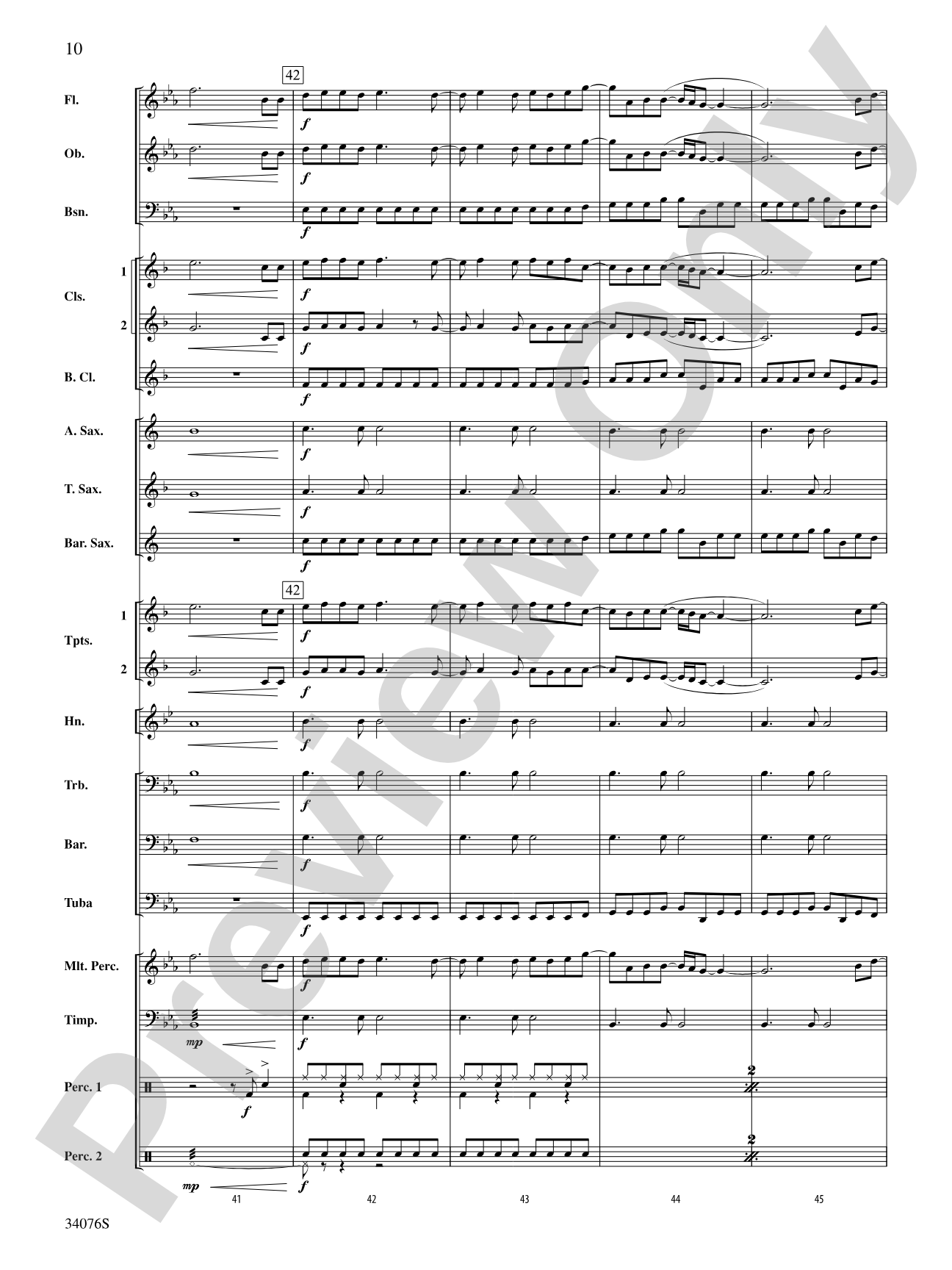 Need You Now: Concert Band Conductor Score & Parts