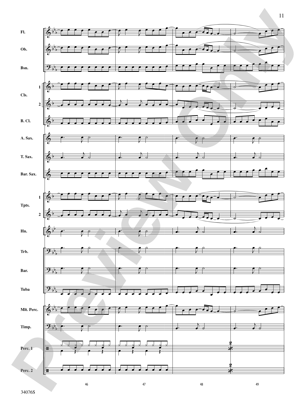 Need You Now: Concert Band Conductor Score & Parts