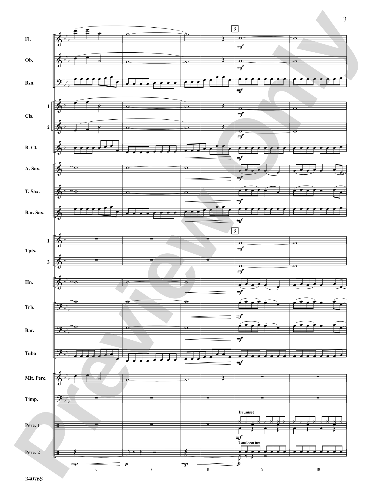 Need You Now: Concert Band Conductor Score & Parts