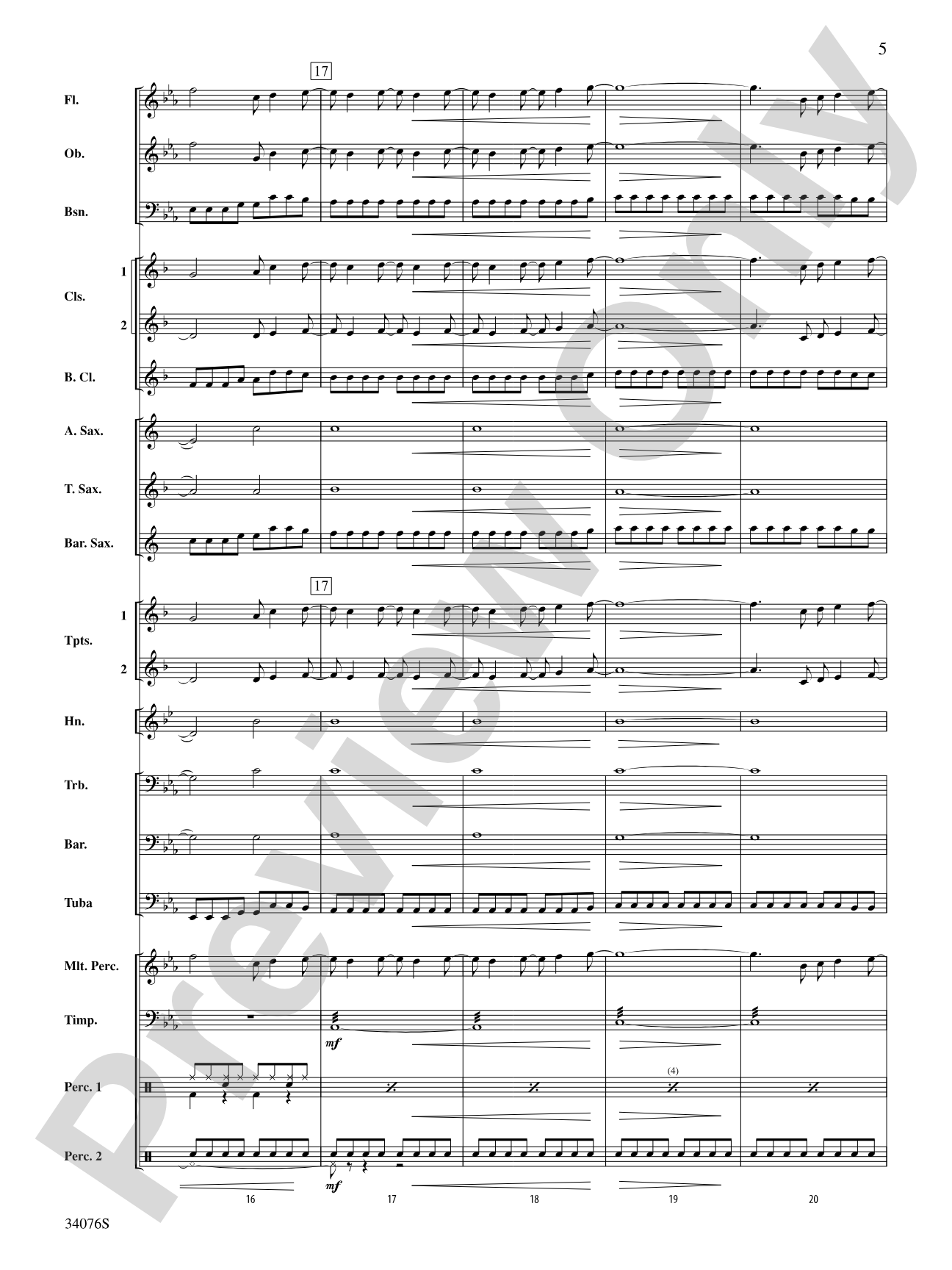Need You Now: Concert Band Conductor Score & Parts