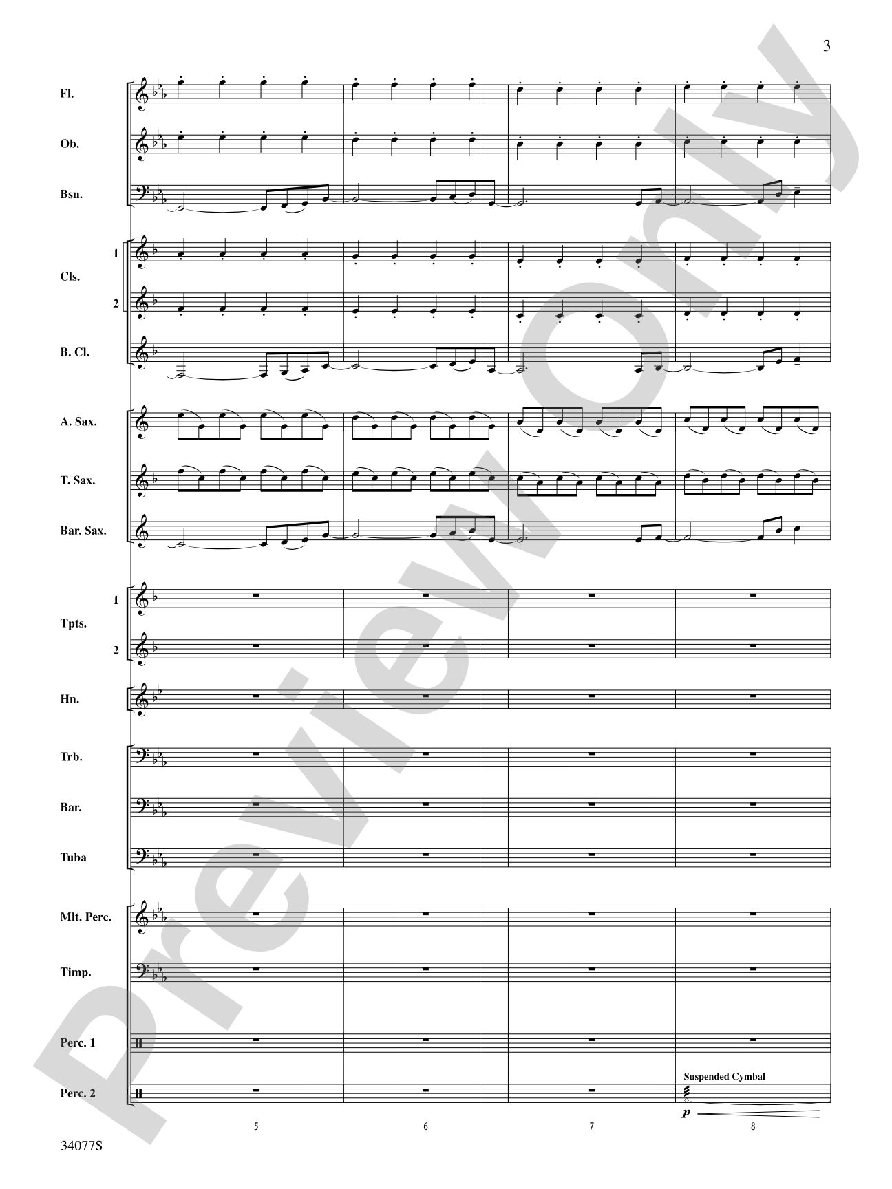 Don't Stop Believin': Concert Band Conductor Score & Parts