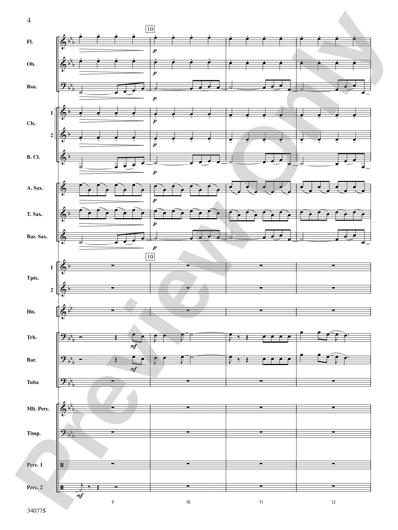 Don't Stop Believin': Concert Band Conductor Score & Parts