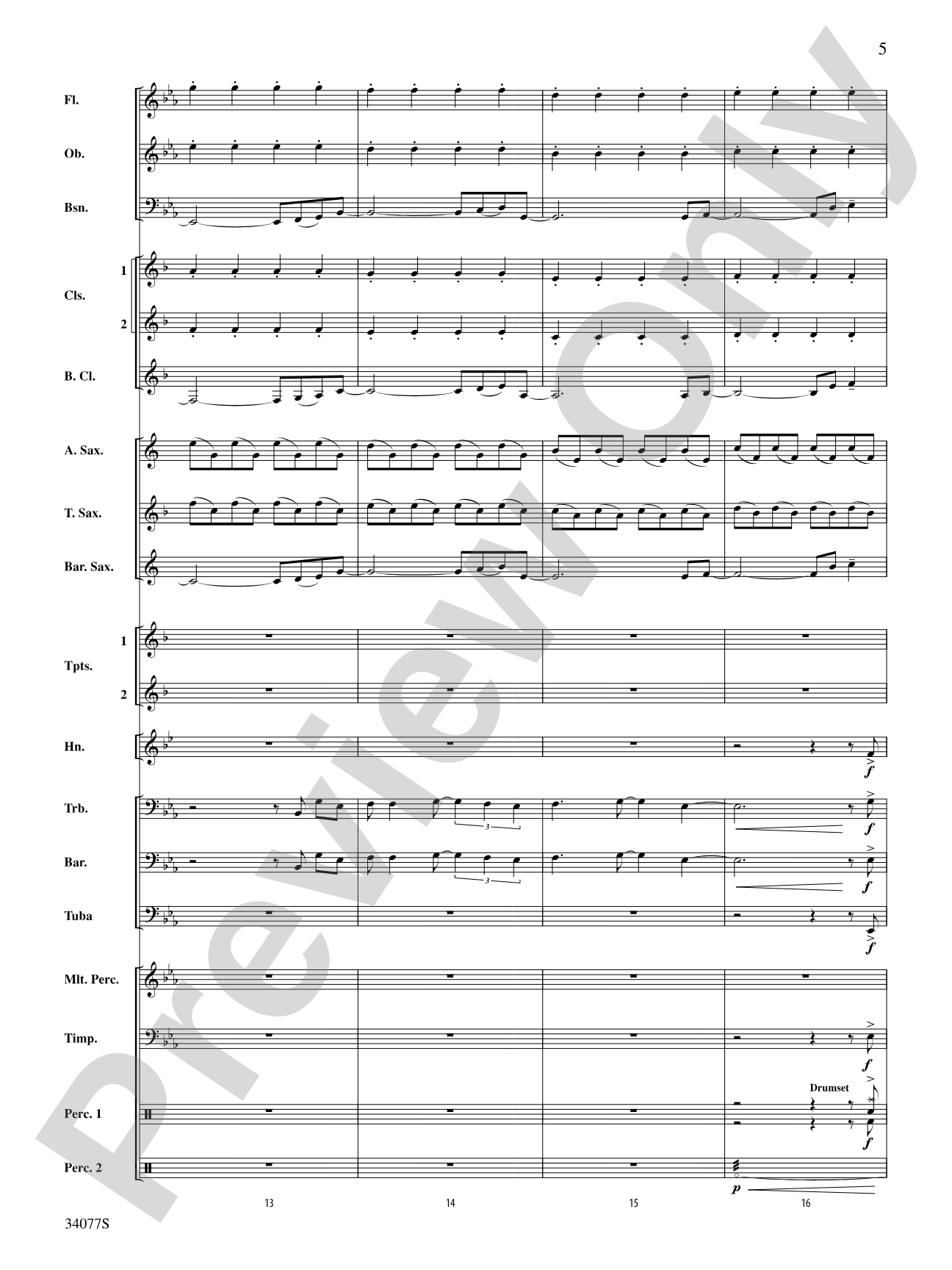 Don't Stop Believin': Concert Band Conductor Score & Parts