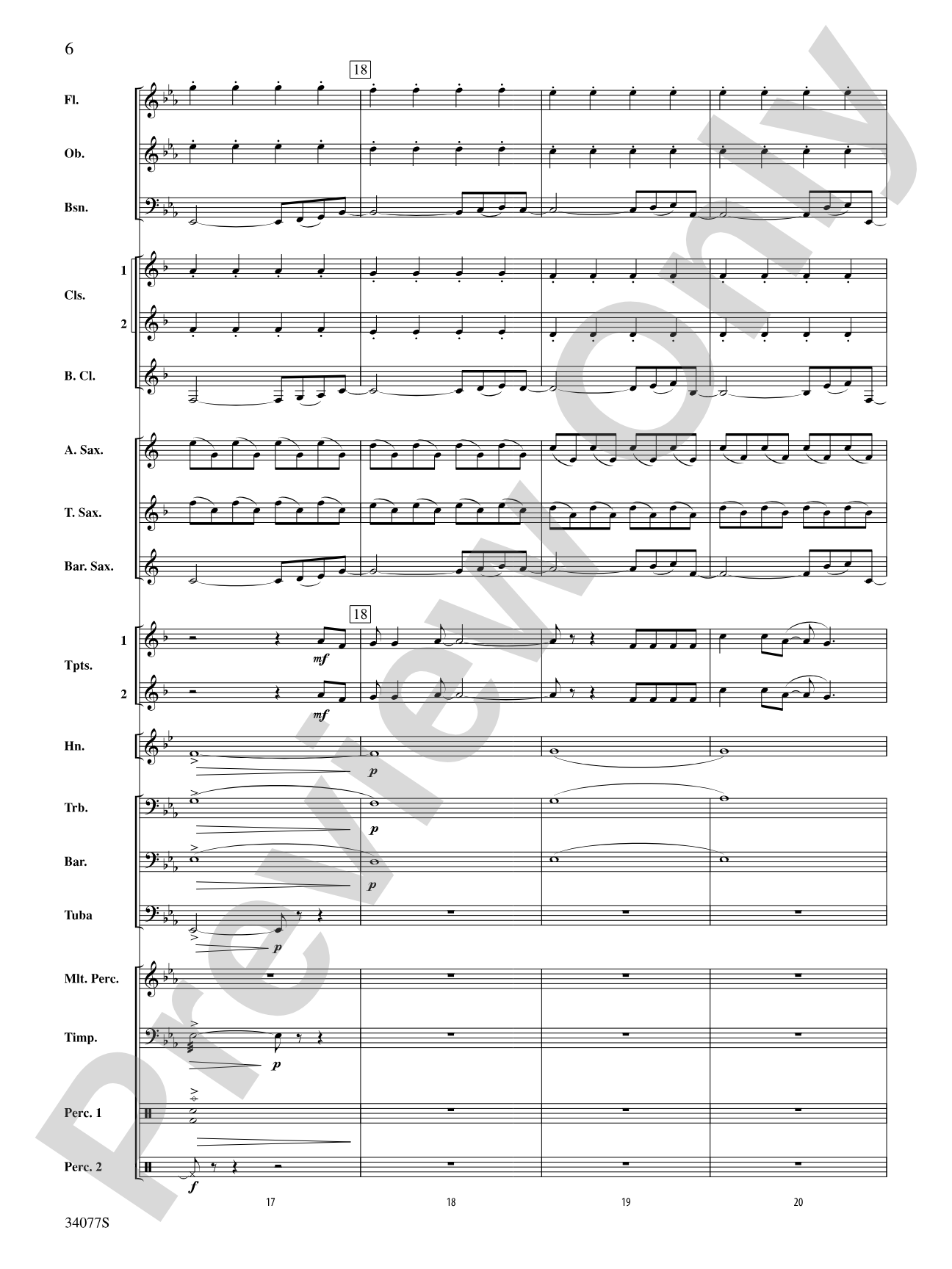 Don't Stop Believin': Concert Band Conductor Score & Parts