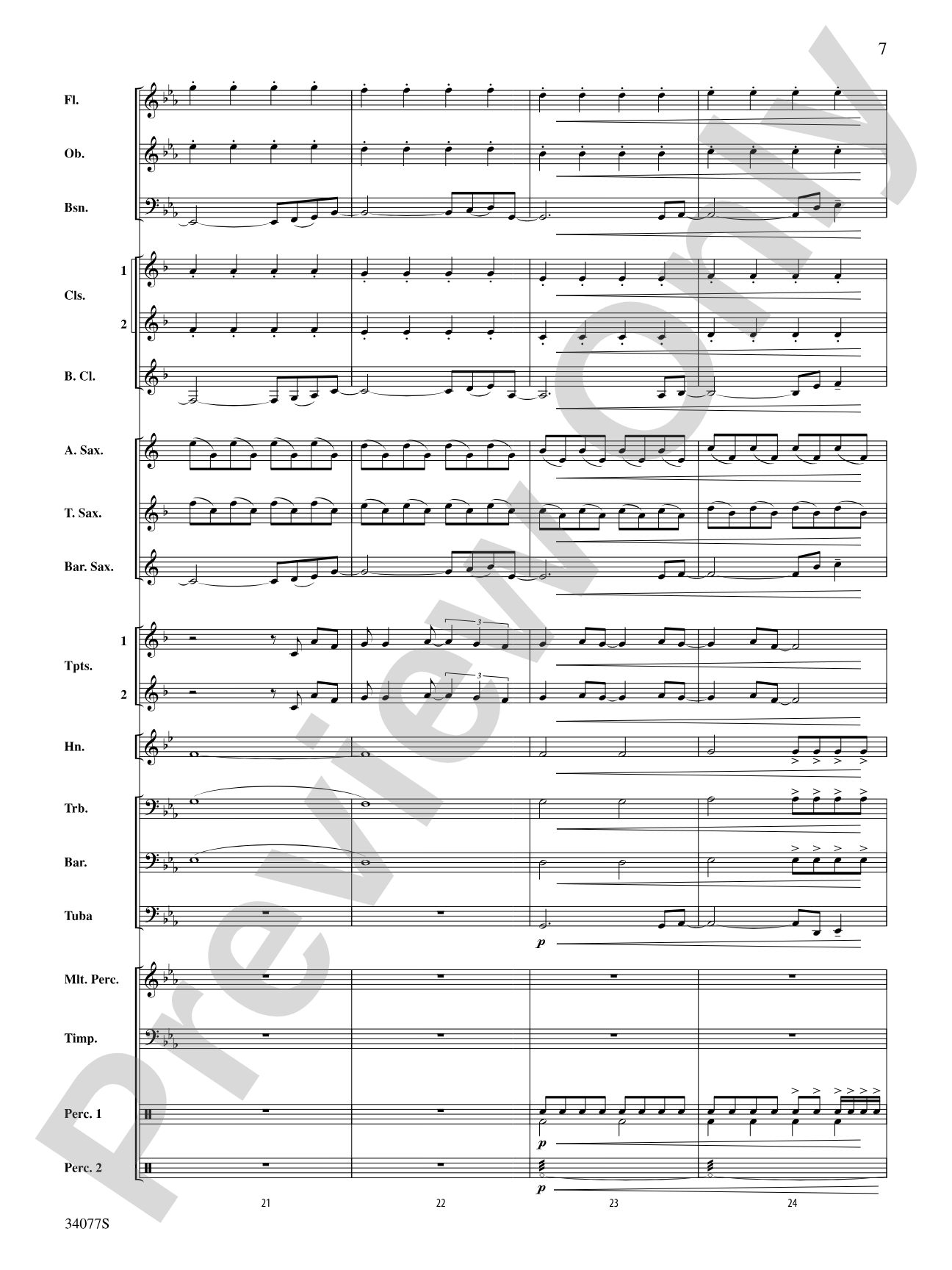 Don't Stop Believin': Concert Band Conductor Score & Parts