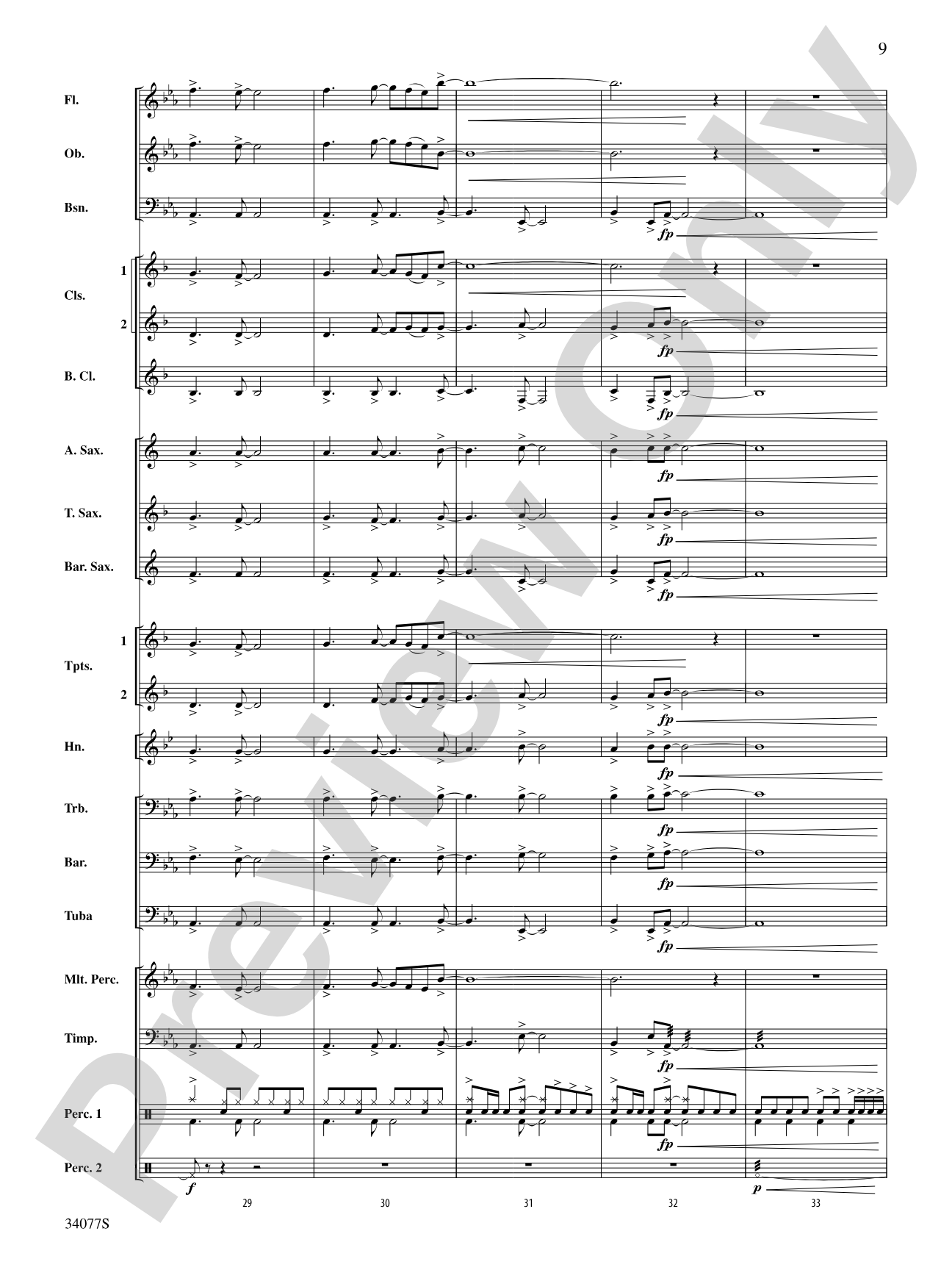 Don't Stop Believin': Concert Band Conductor Score & Parts