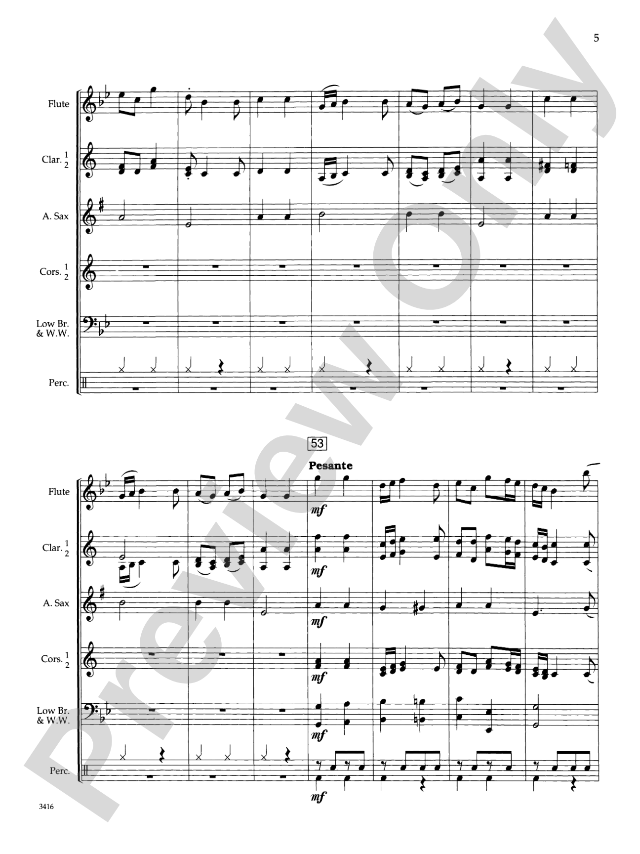 Russian Sailors' Dance: Concert Band Conductor Score & Parts