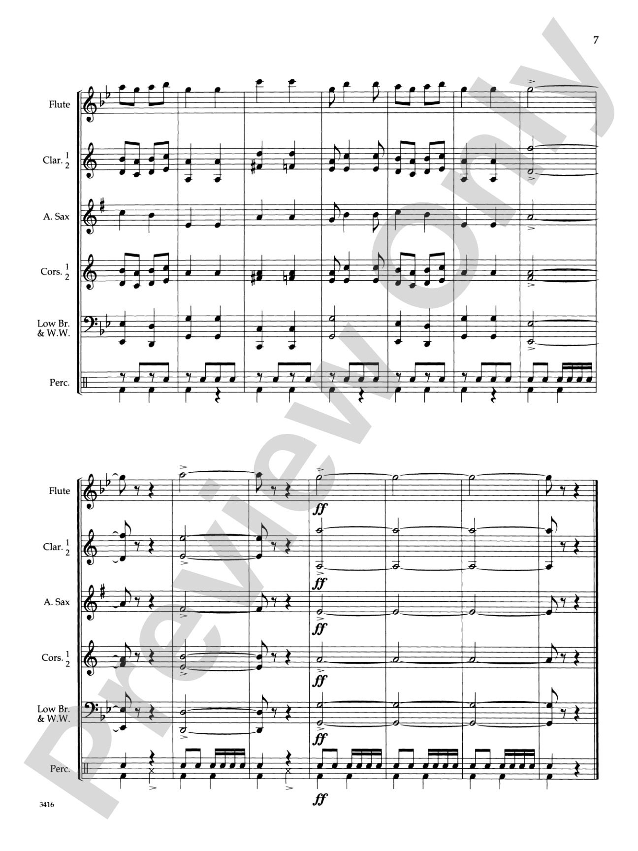 Russian Sailors' Dance: Concert Band Conductor Score & Parts