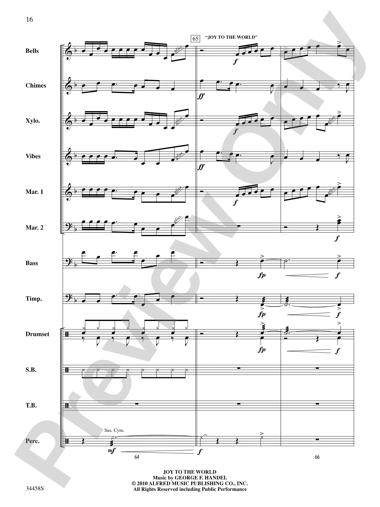 Holiday Favorites: Percussion Ensemble Score & Parts