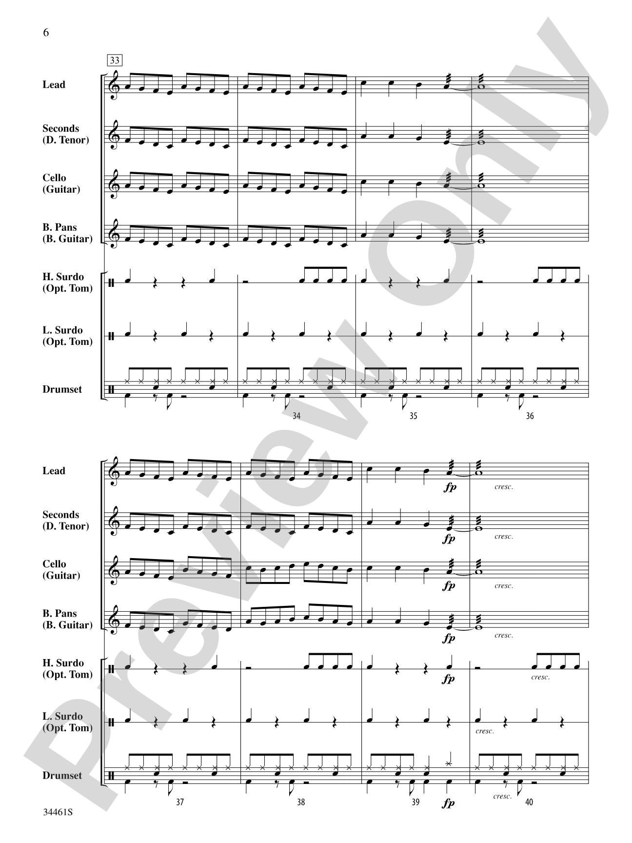Bahia Street Beat: Steel Drum Conductor Score & Parts