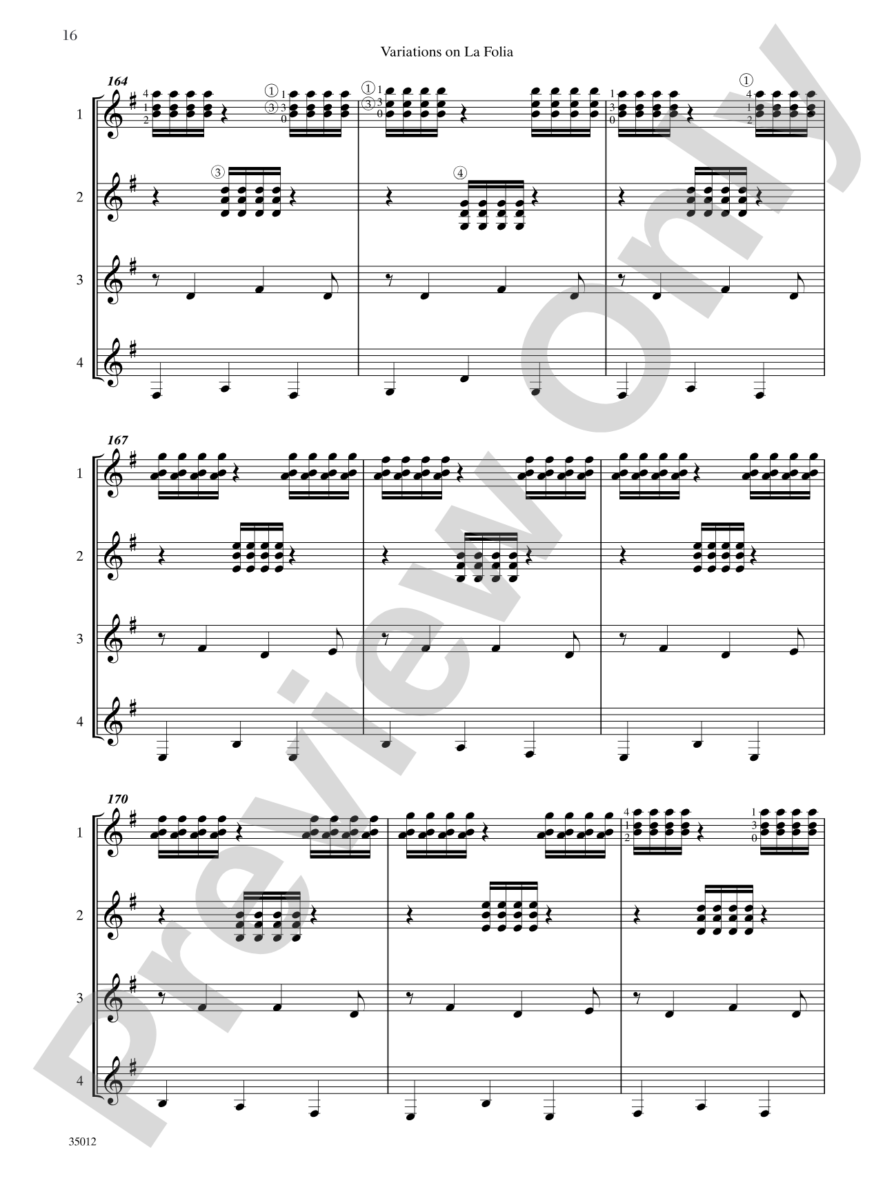 Quartets for Guitar: Three Intermediate Works: Guitar Book
