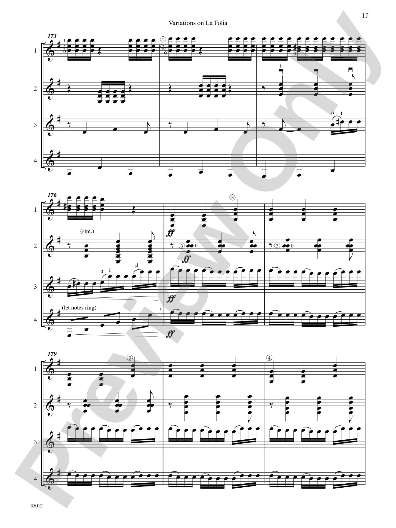 Quartets for Guitar: Three Intermediate Works: Guitar Book