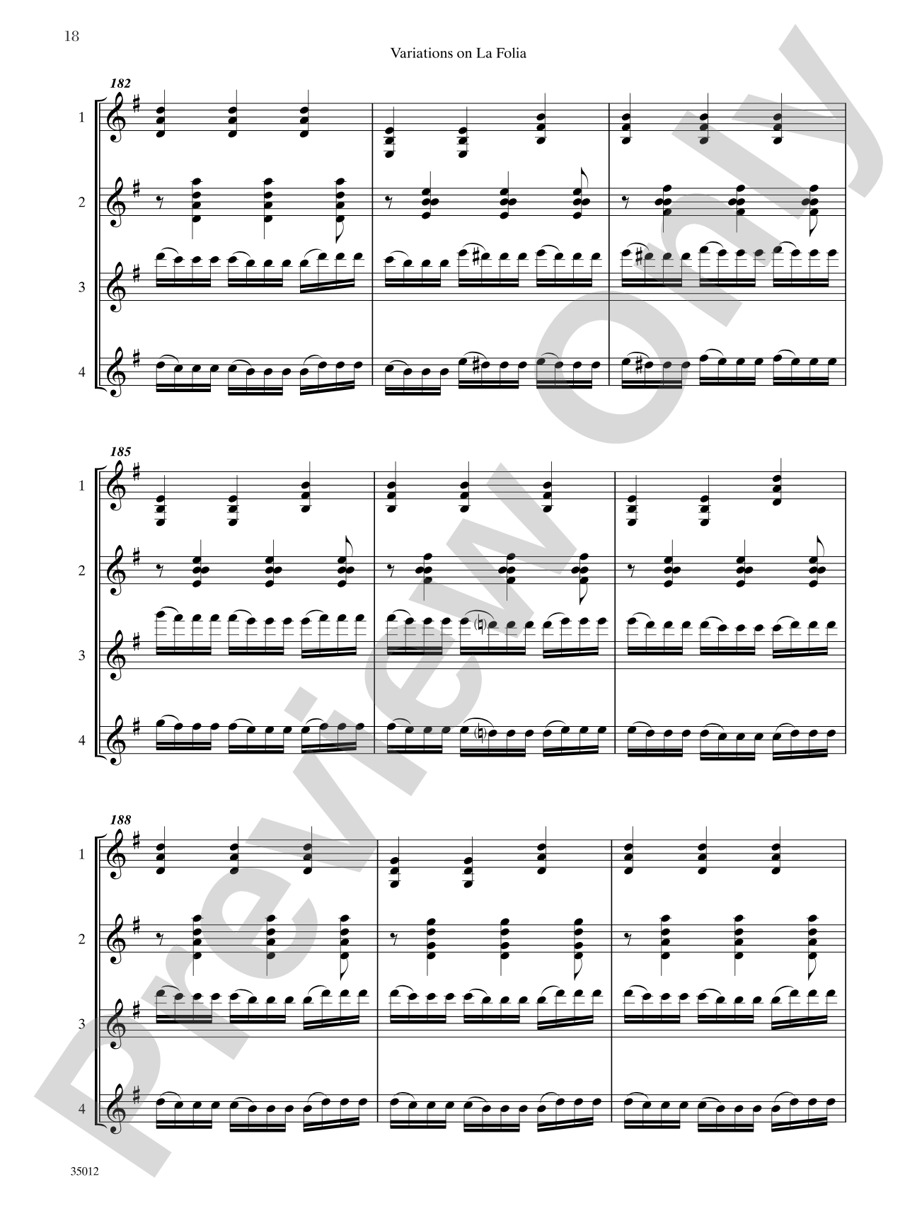 Quartets for Guitar: Three Intermediate Works: Guitar Book