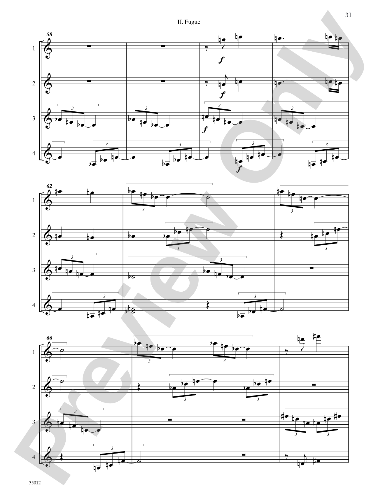 Quartets for Guitar: Three Intermediate Works: Guitar Book