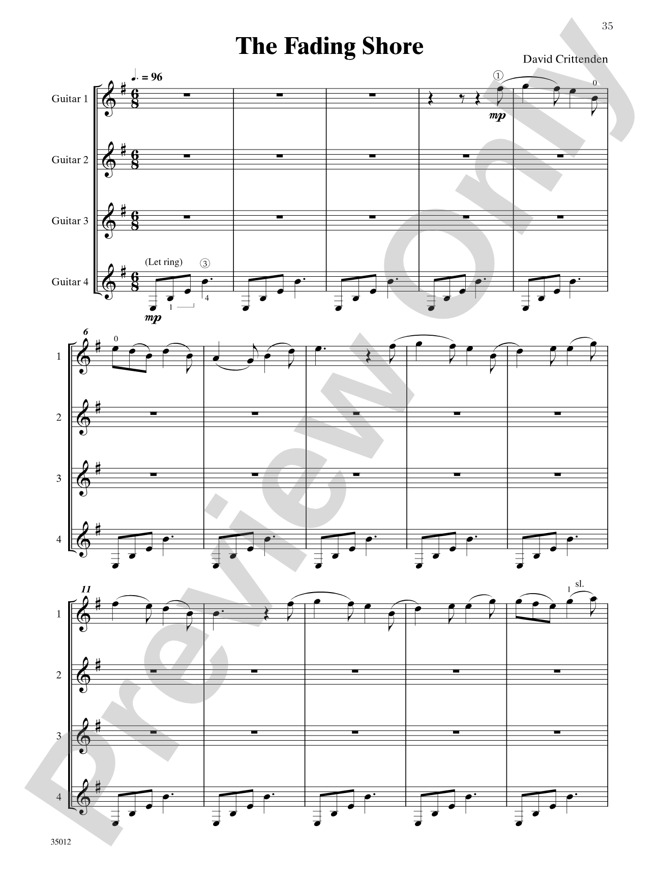 Quartets for Guitar: Three Intermediate Works: Guitar Book