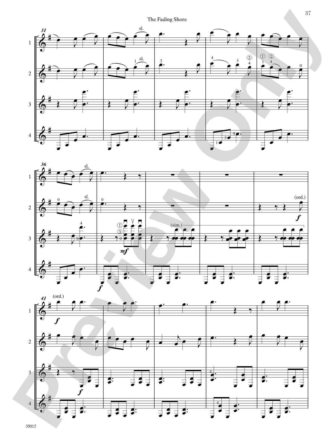Quartets for Guitar: Three Intermediate Works: Guitar Book