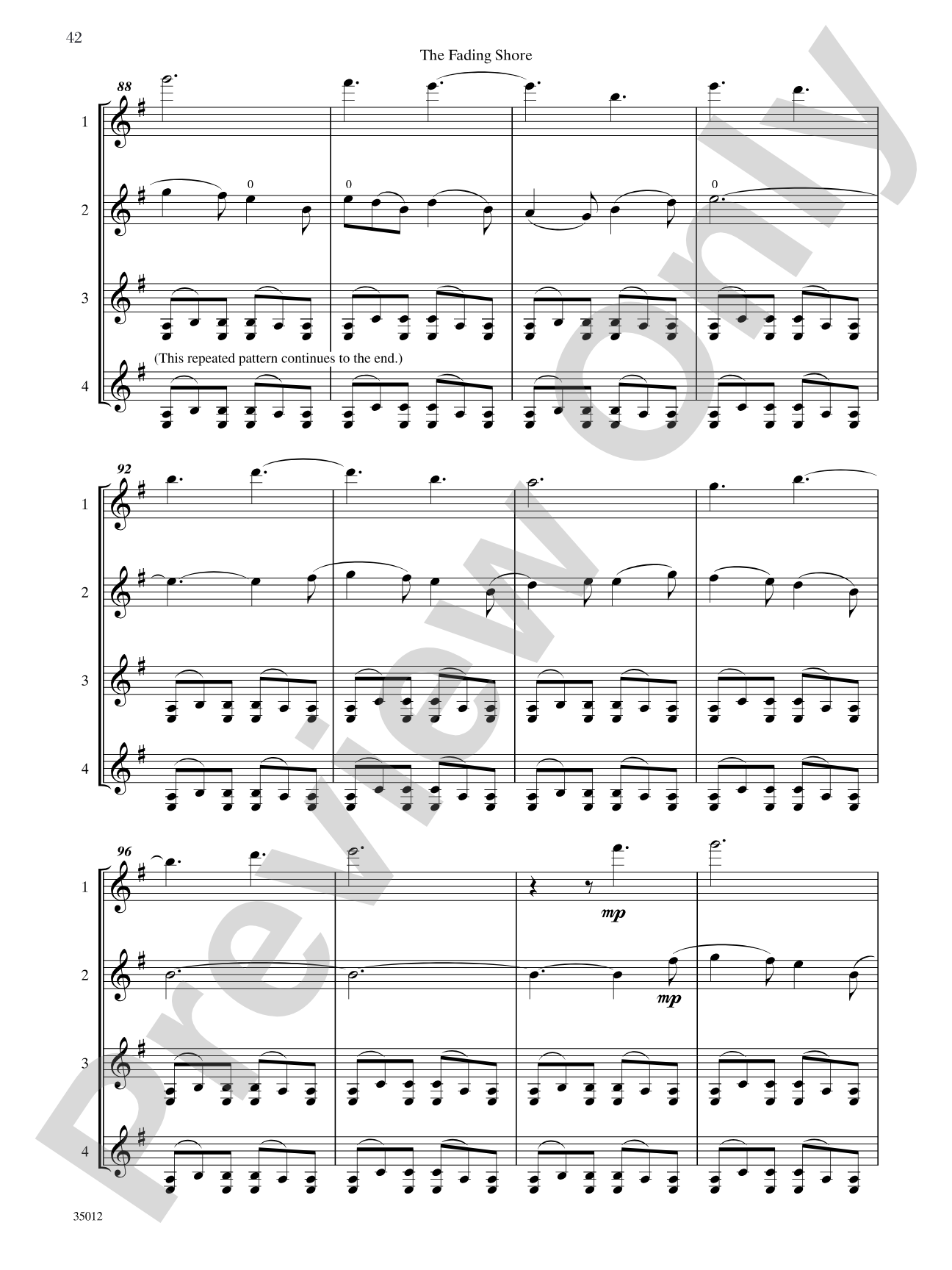Quartets for Guitar: Three Intermediate Works: Guitar Book