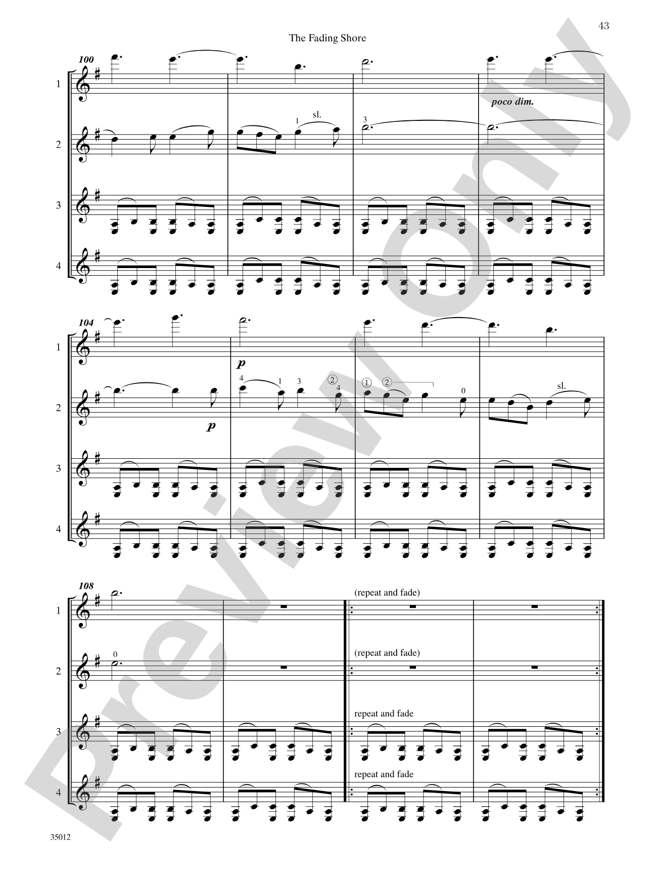 Quartets for Guitar: Three Intermediate Works: Guitar Book