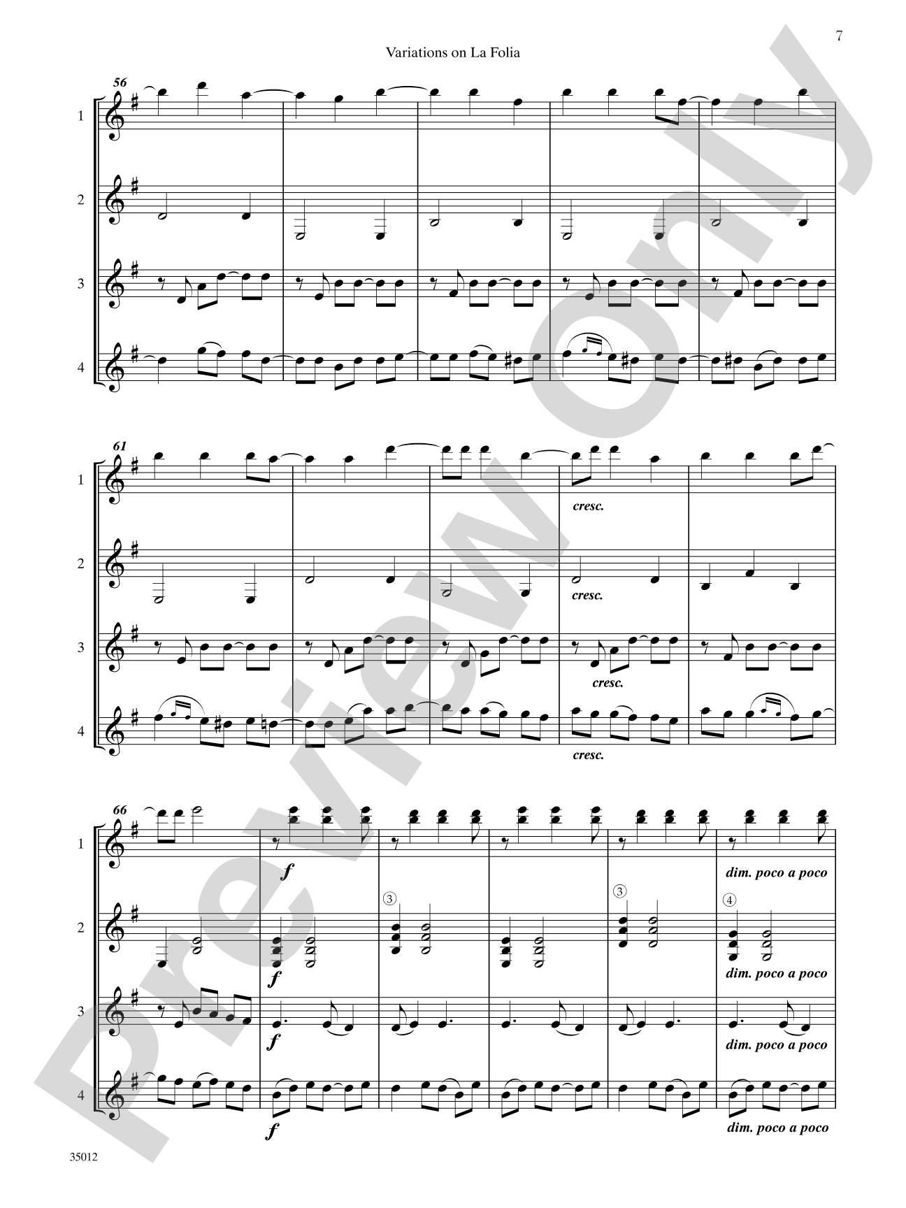Quartets for Guitar: Three Intermediate Works: Guitar Book