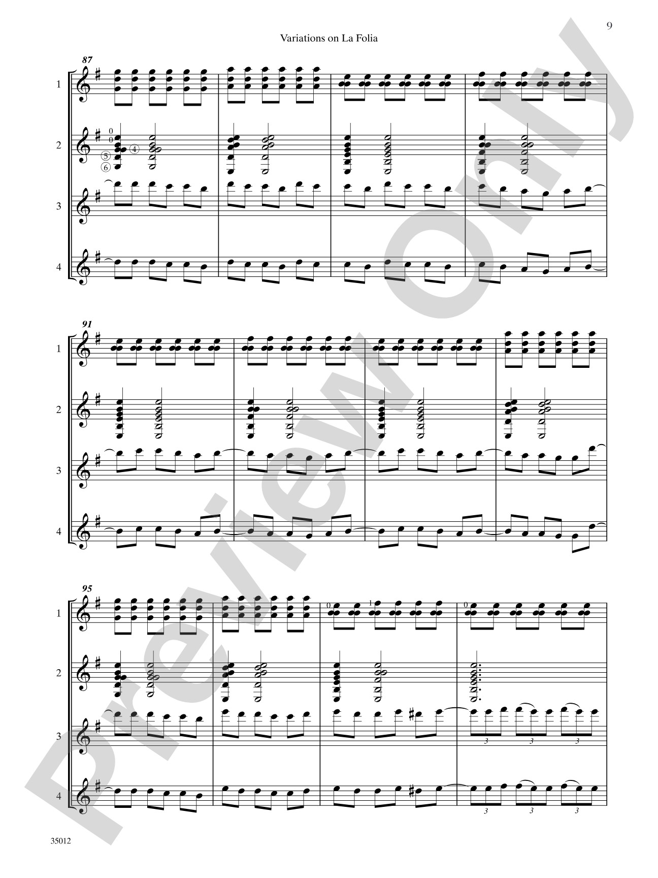 Quartets for Guitar: Three Intermediate Works: Guitar Book