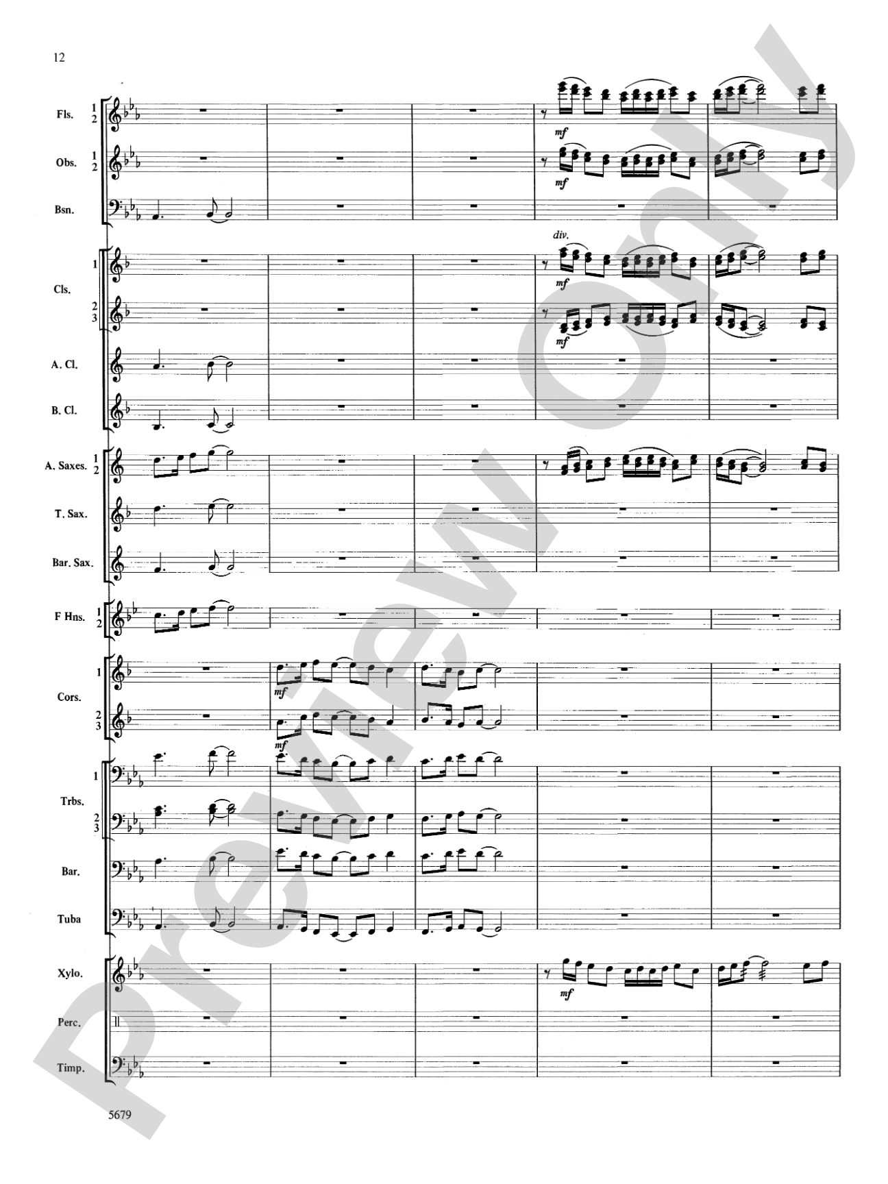 Galway Bay Overture: Concert Band Conductor Score & Parts