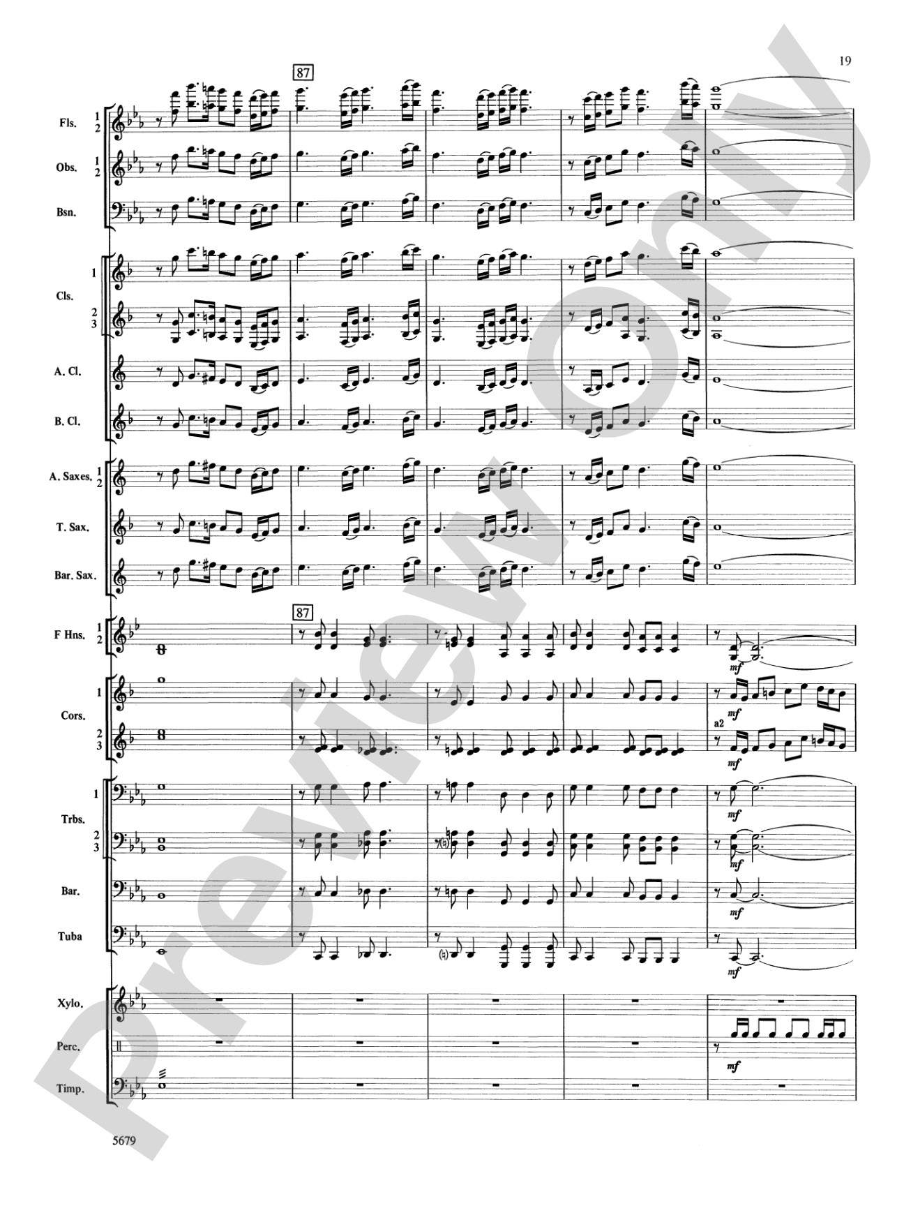 Galway Bay Overture: Concert Band Conductor Score & Parts
