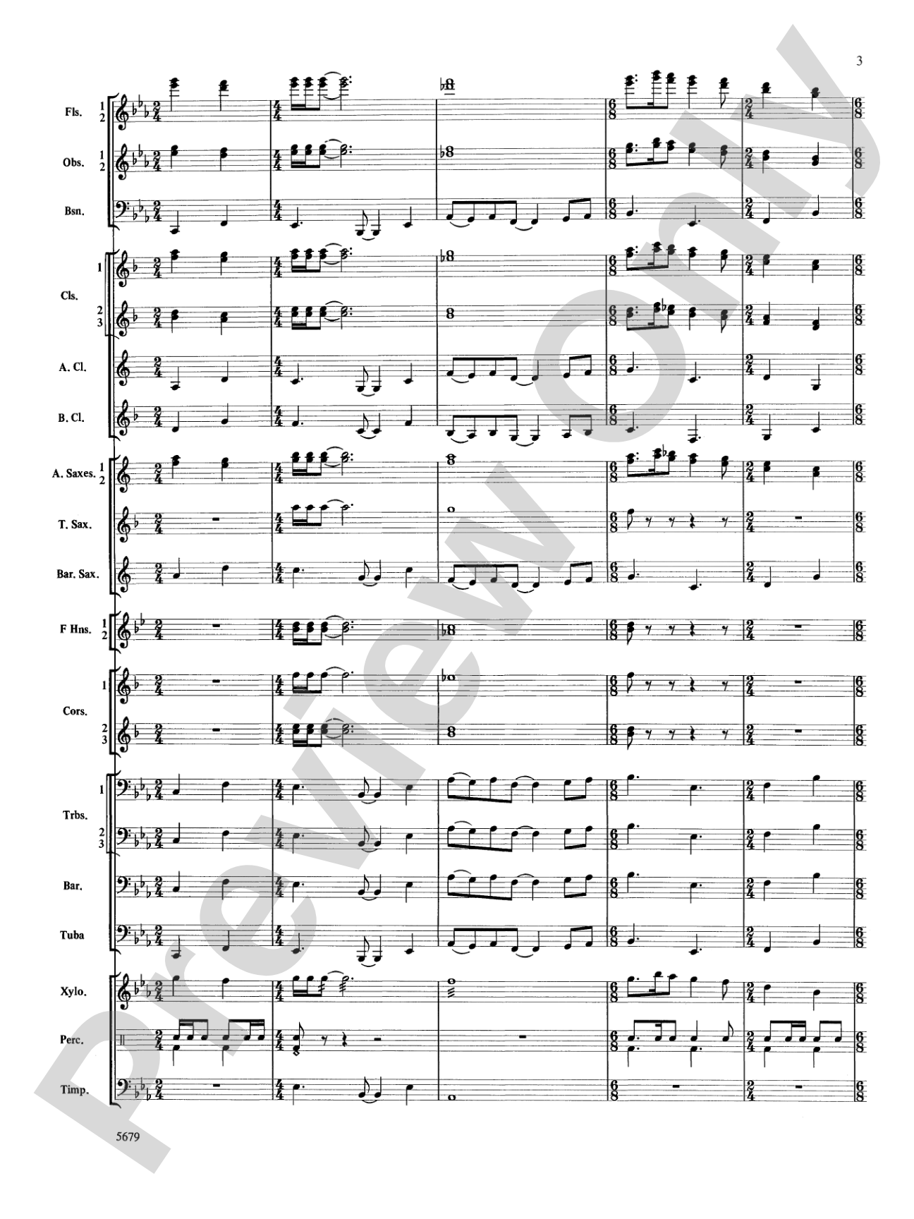 Galway Bay Overture: Concert Band Conductor Score & Parts