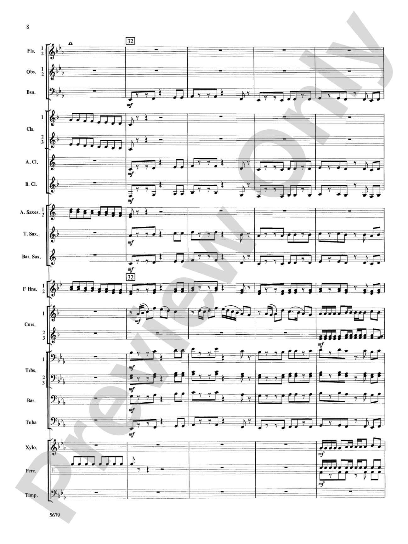 Galway Bay Overture: Concert Band Conductor Score & Parts