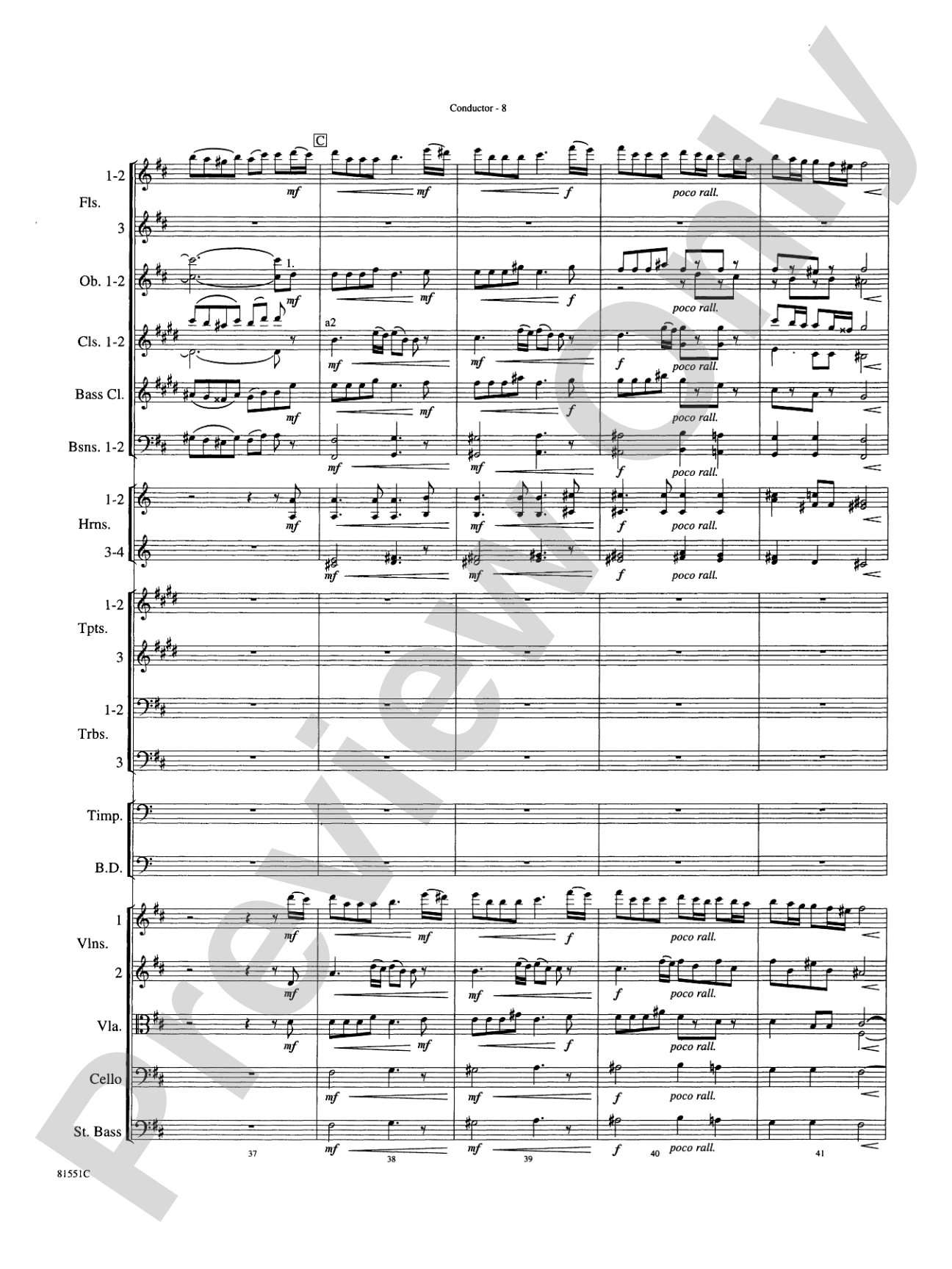 Toccata: Full Orchestra Conductor Score & Parts