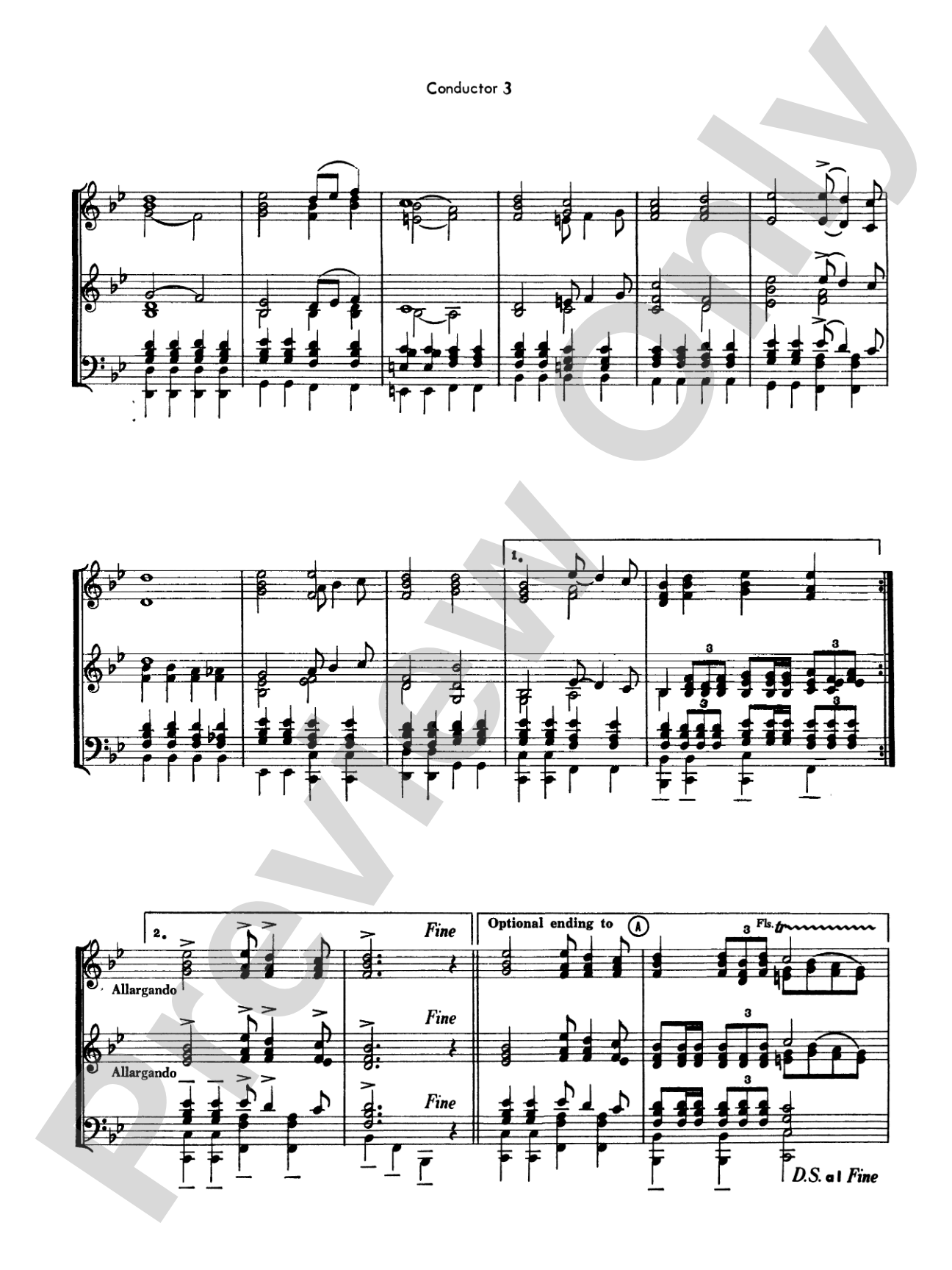 Fanfare, Processional and Recessional: Concert Band Conductor Score & Parts