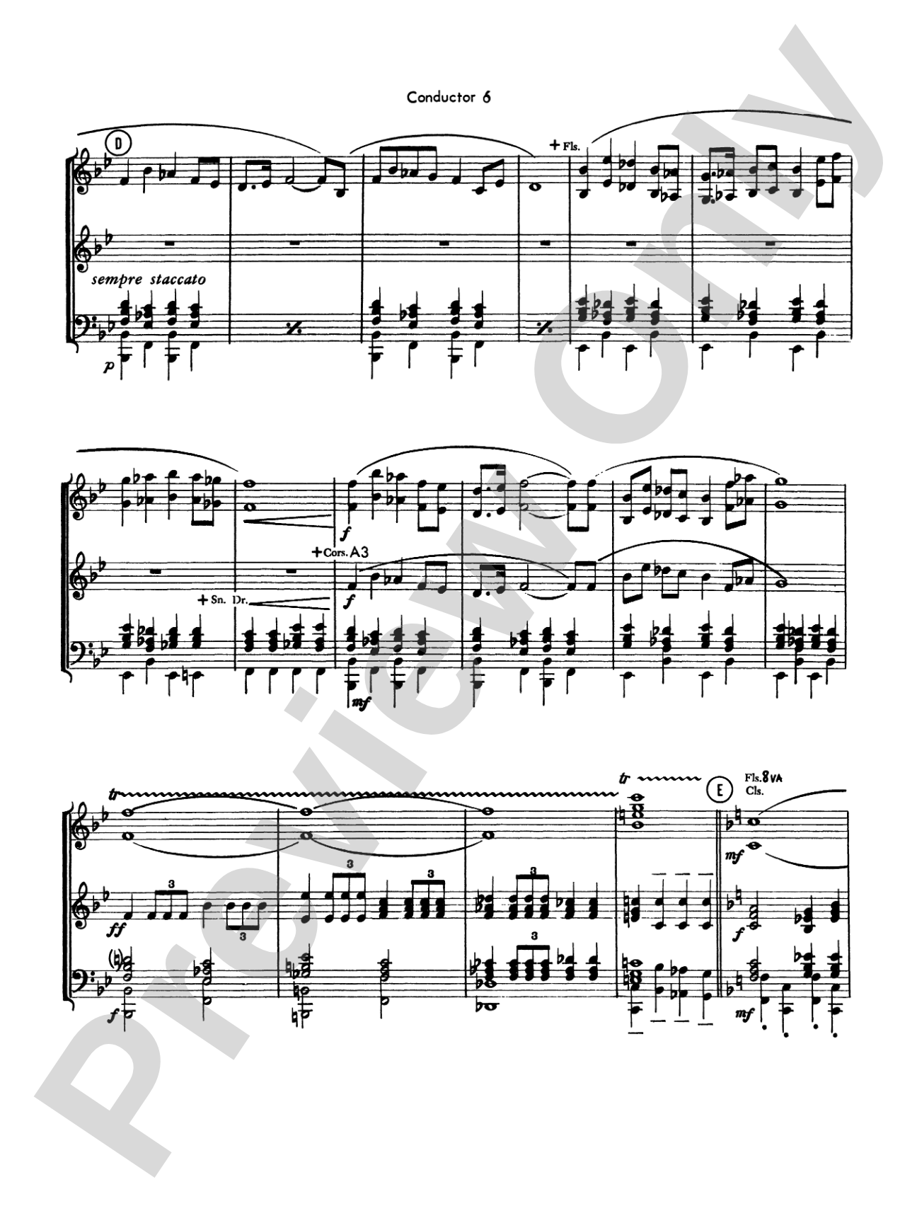 Fanfare, Processional and Recessional: Concert Band Conductor Score & Parts