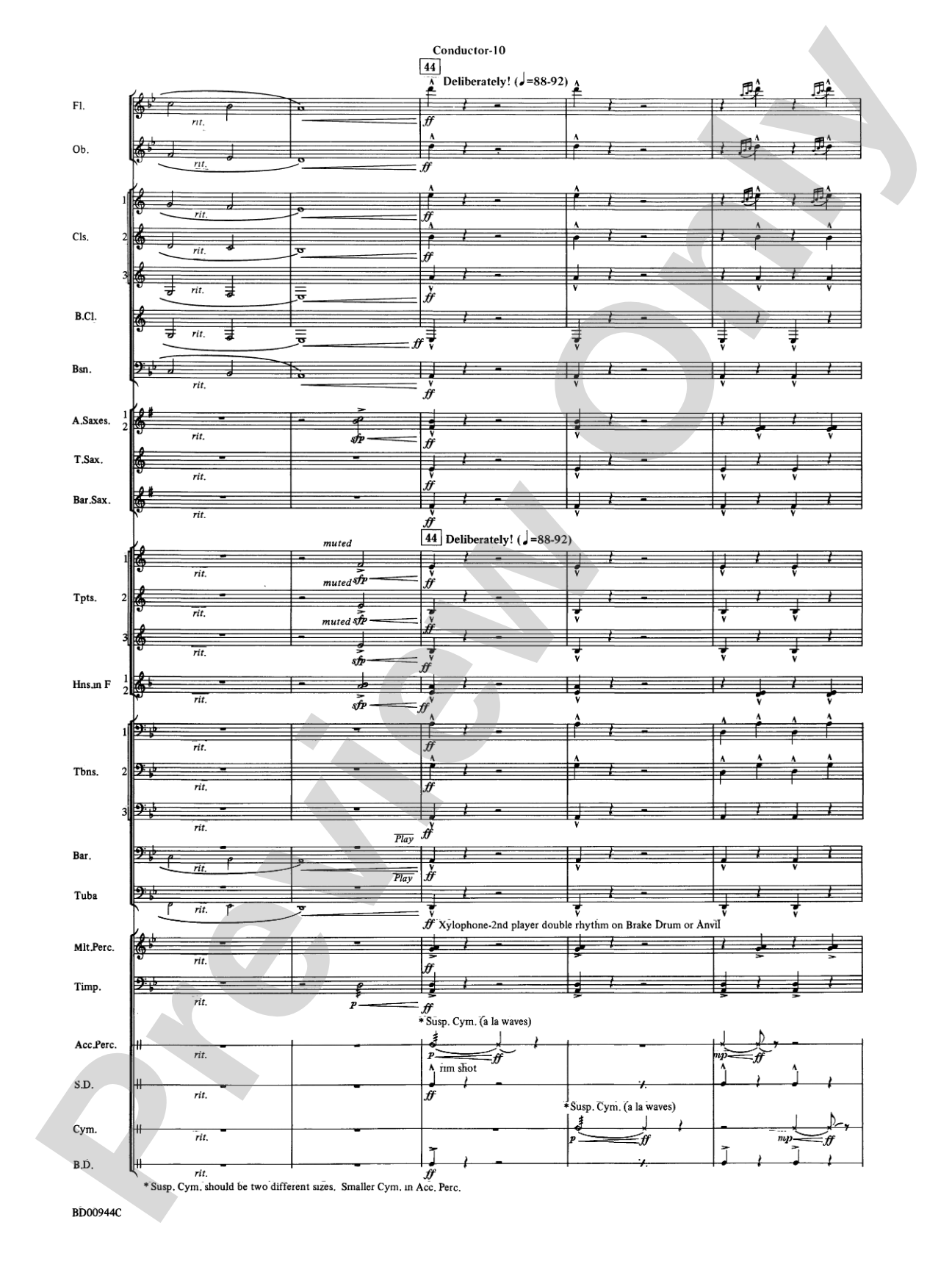 Discovery 1492: Concert Band Conductor Score & Parts