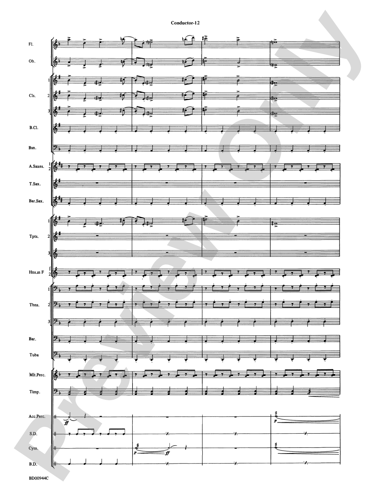 Discovery 1492: Concert Band Conductor Score & Parts