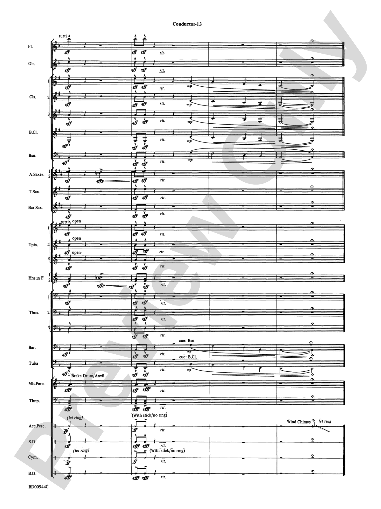 Discovery 1492: Concert Band Conductor Score & Parts