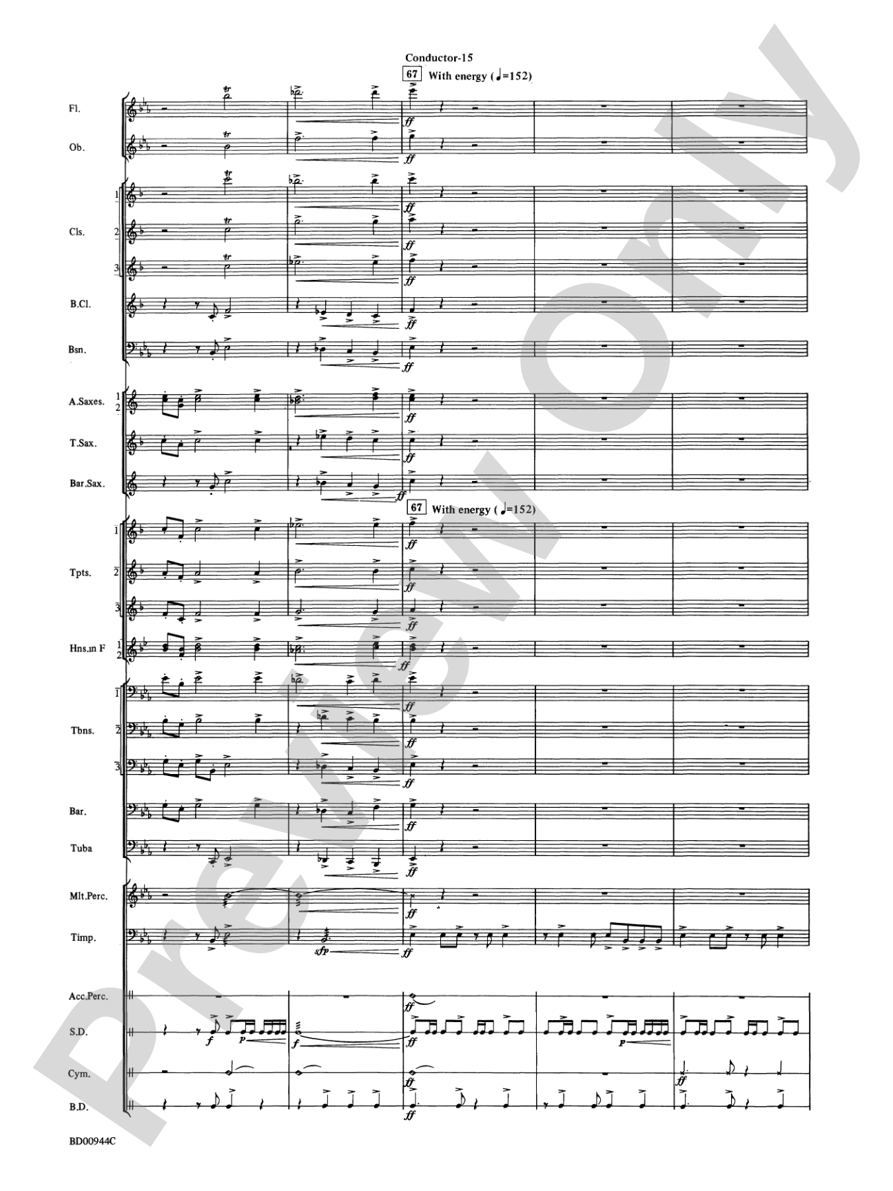 Discovery 1492: Concert Band Conductor Score & Parts