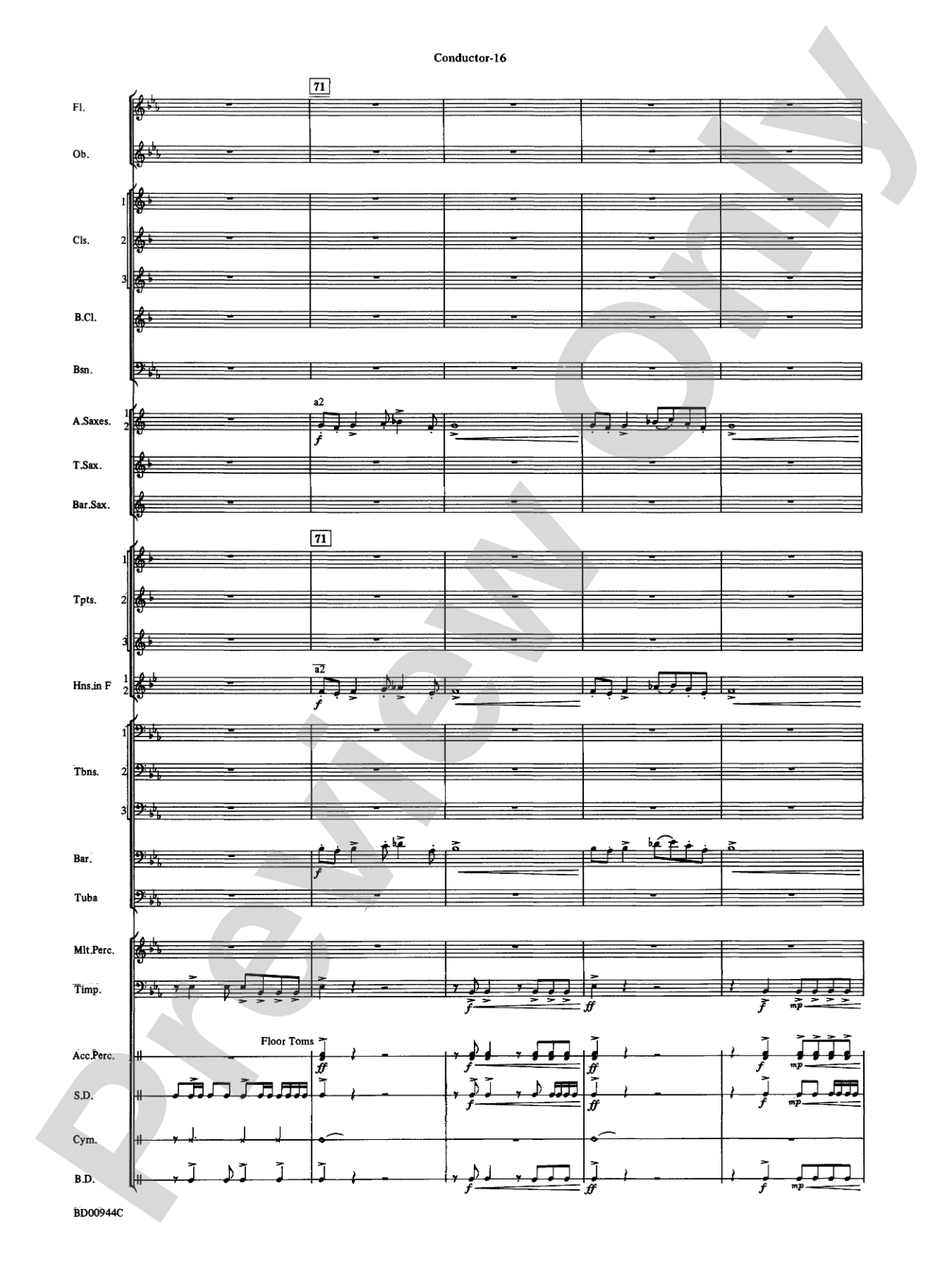 Discovery 1492: Concert Band Conductor Score & Parts