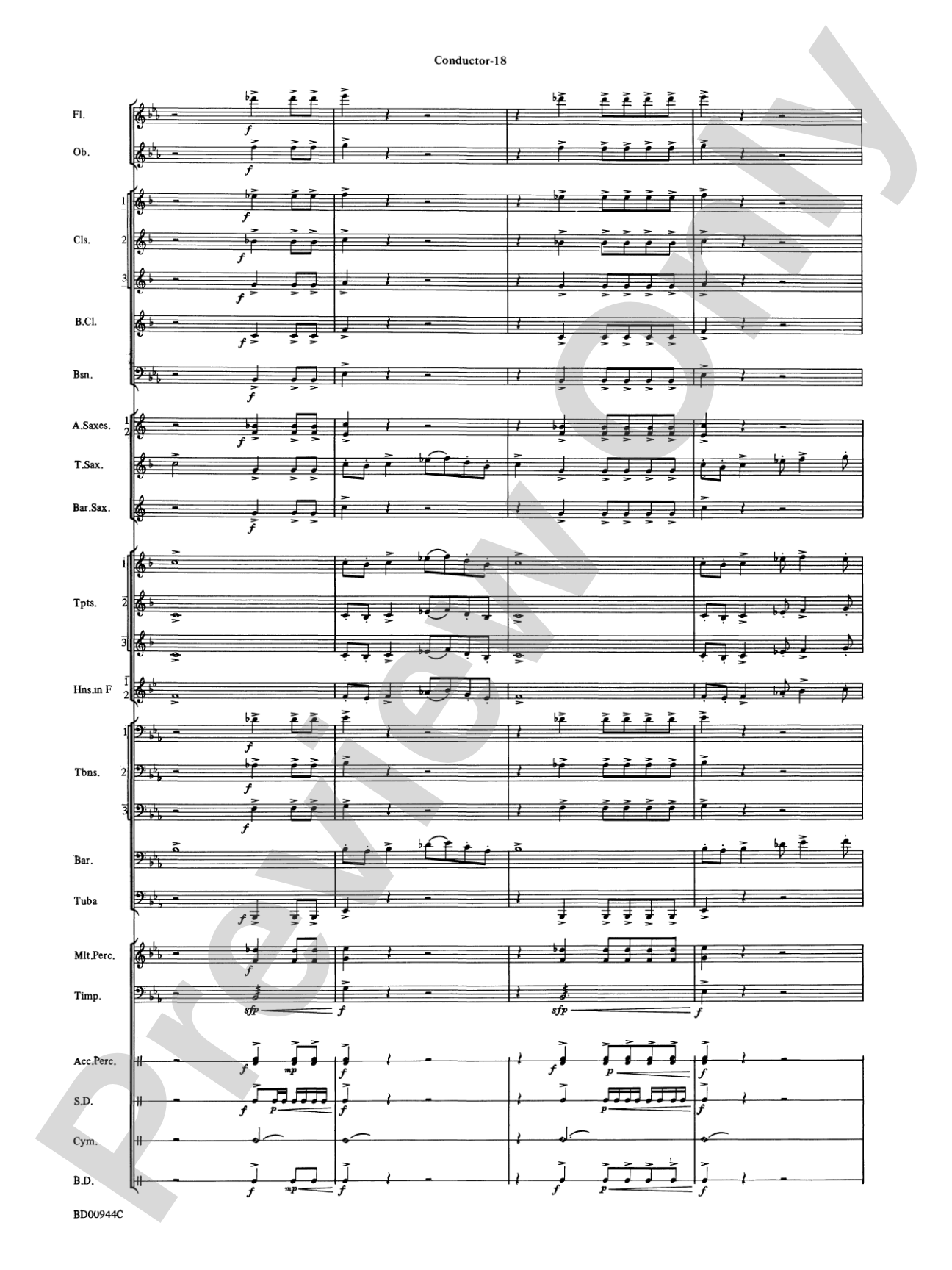 Discovery 1492: Concert Band Conductor Score & Parts