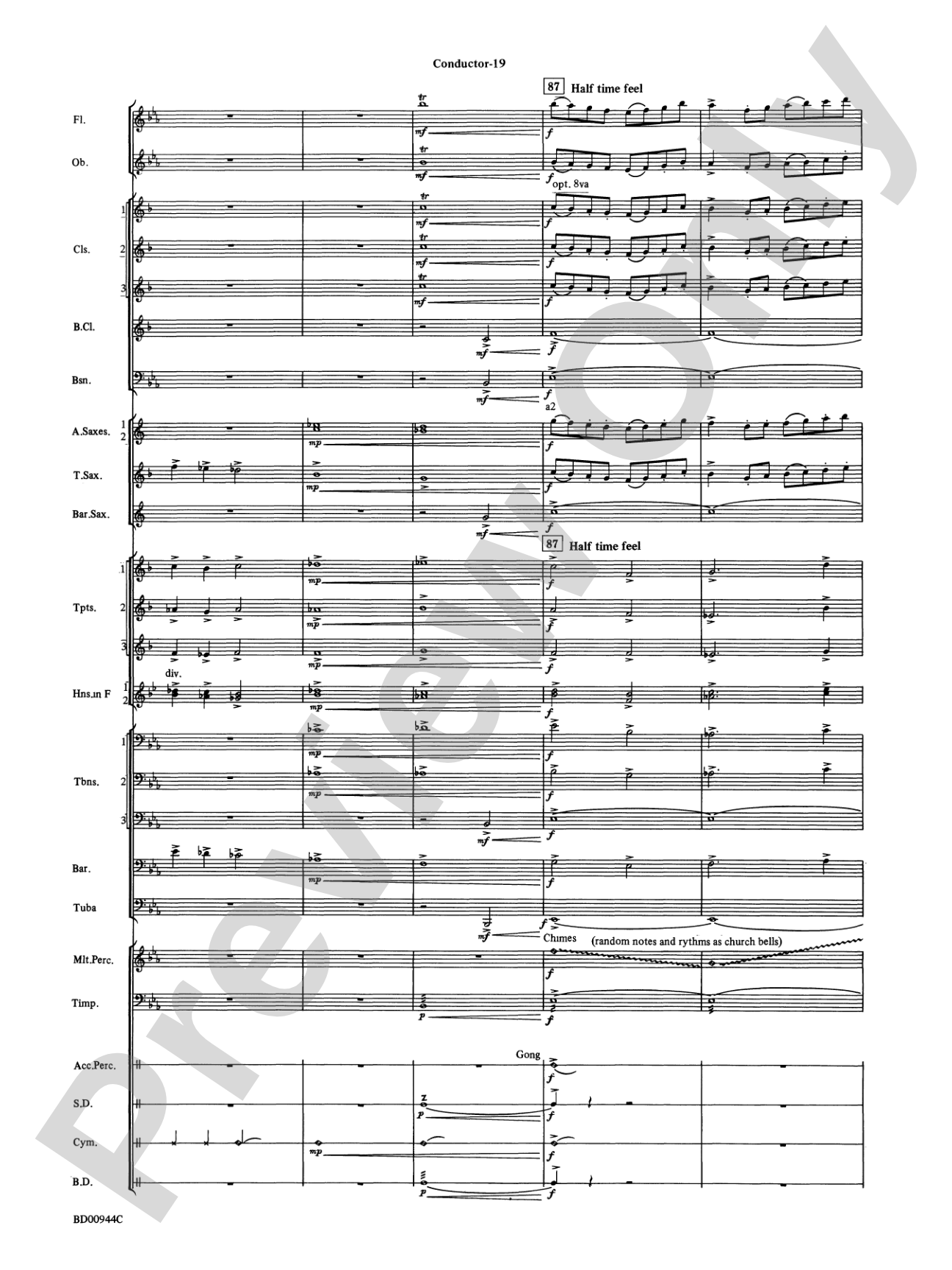 Discovery 1492: Concert Band Conductor Score & Parts