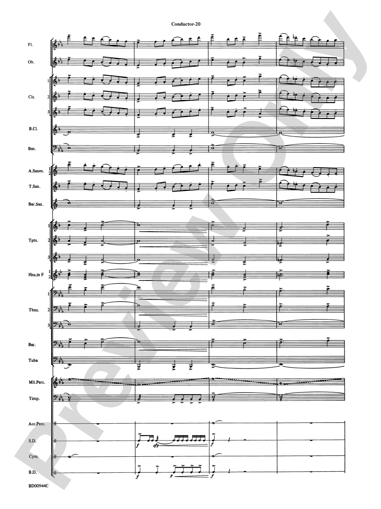 Discovery 1492: Concert Band Conductor Score & Parts
