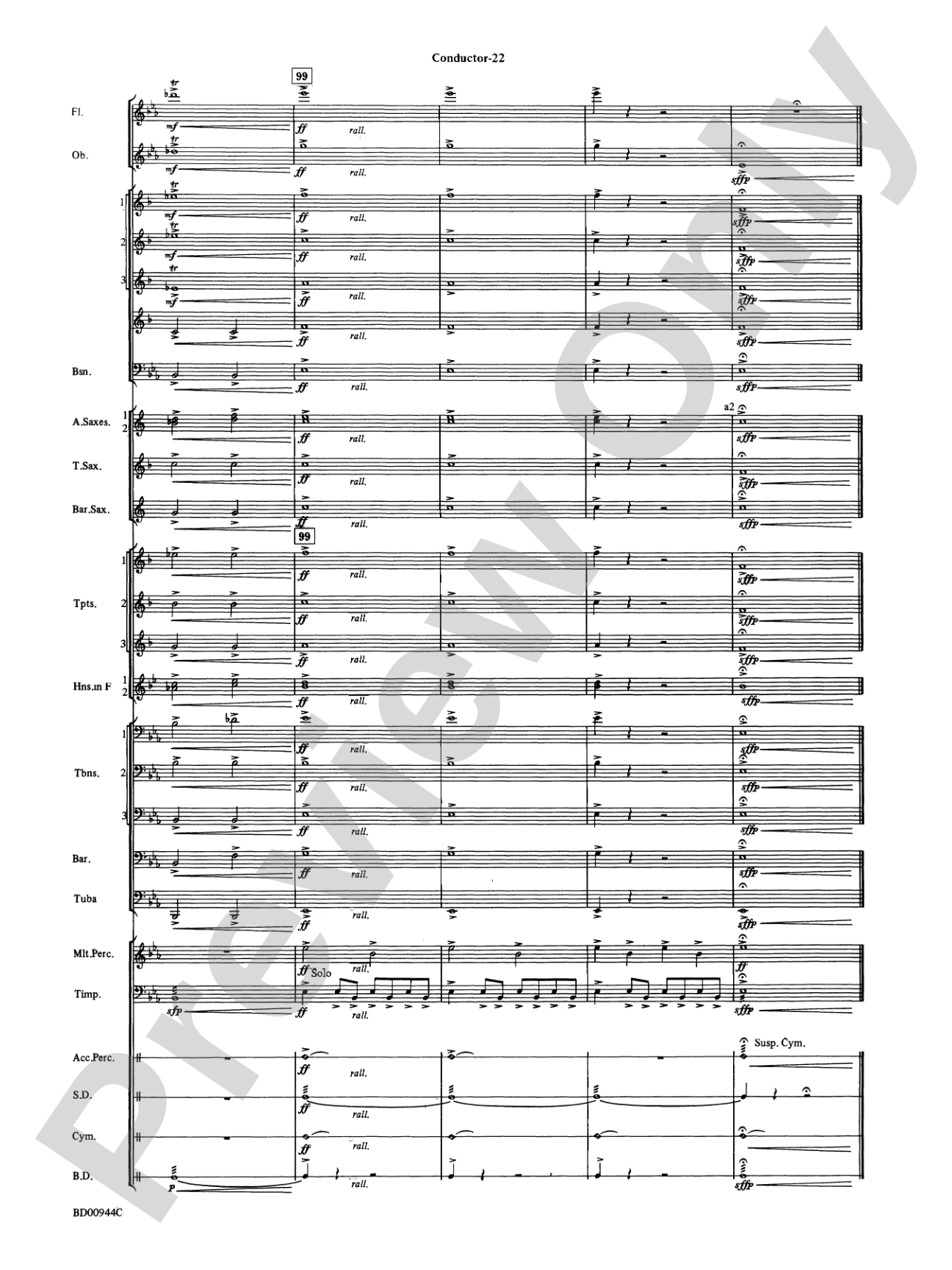 Discovery 1492: Concert Band Conductor Score & Parts