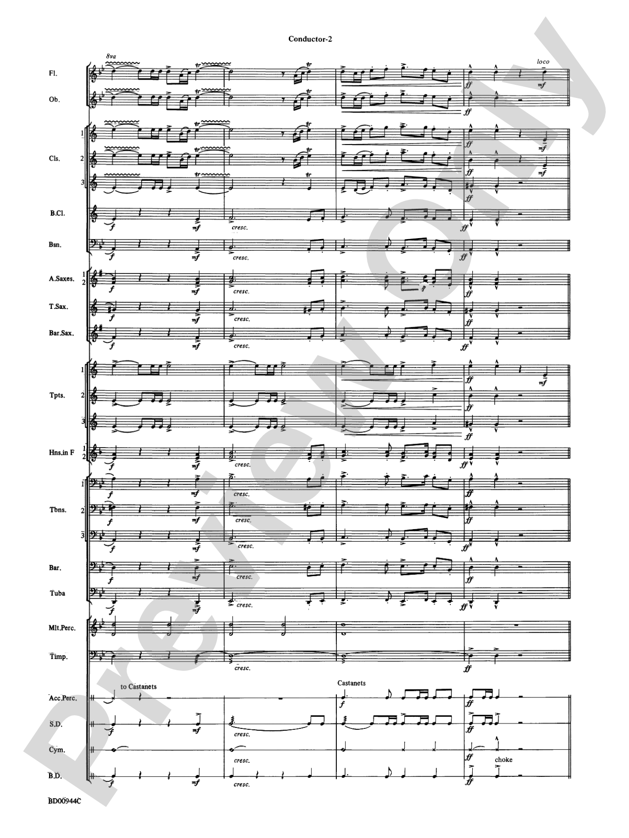 Discovery 1492: Concert Band Conductor Score & Parts